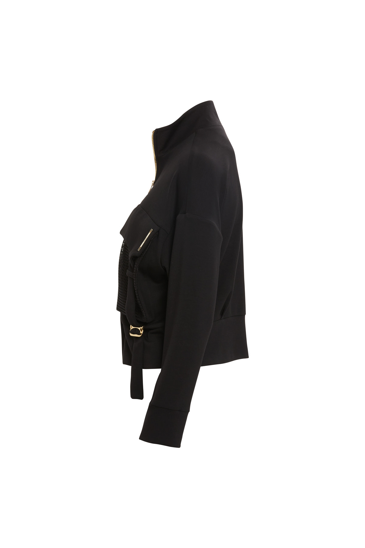 File Detaylı Kısa Eşofman Üstü