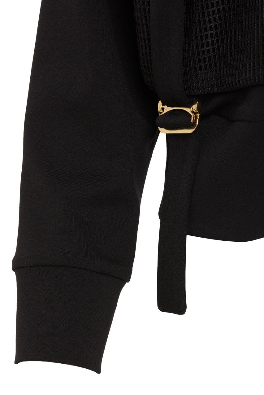 File Detaylı Kısa Eşofman Üstü