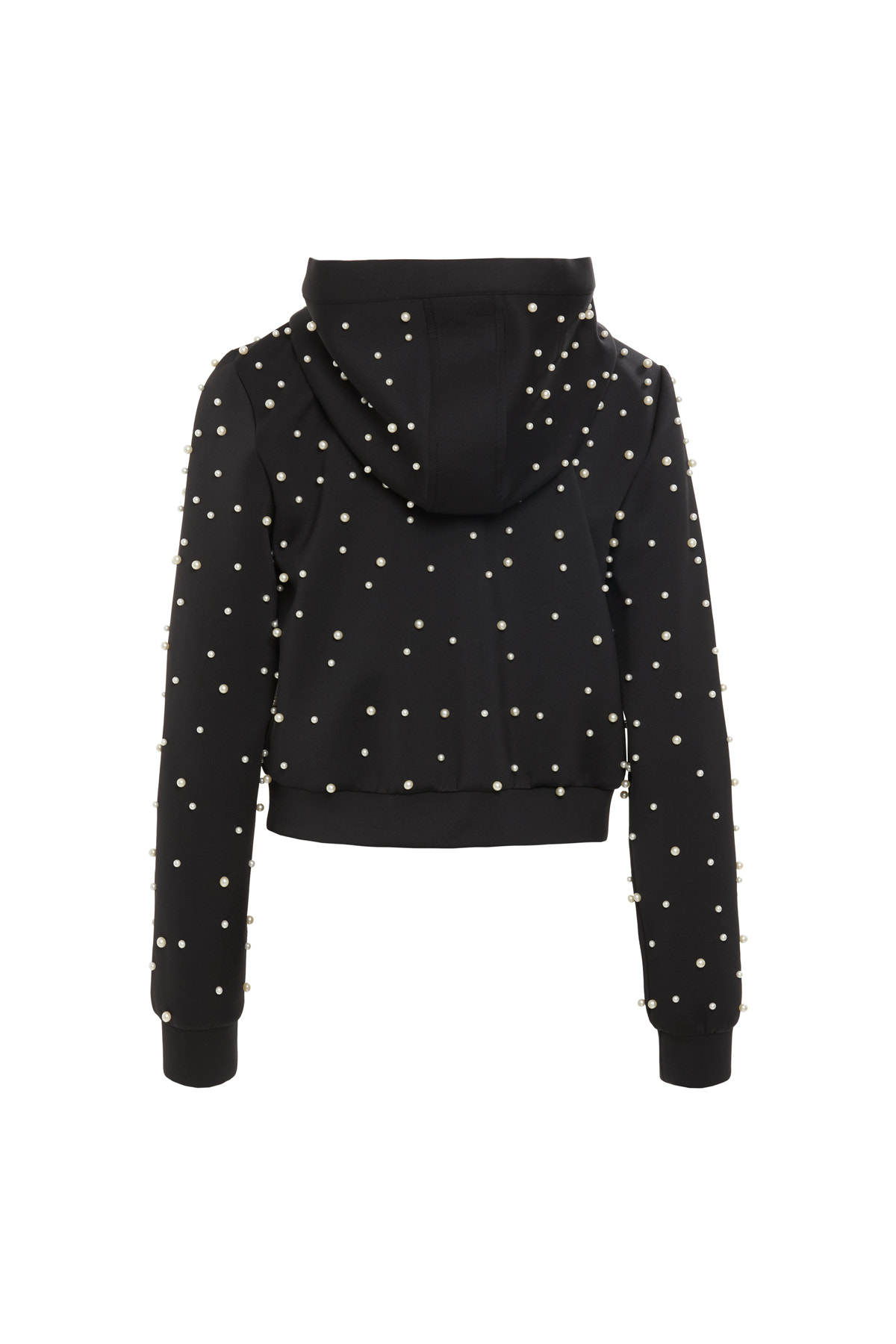 Kapüşonlu Kısa Sweatshirt