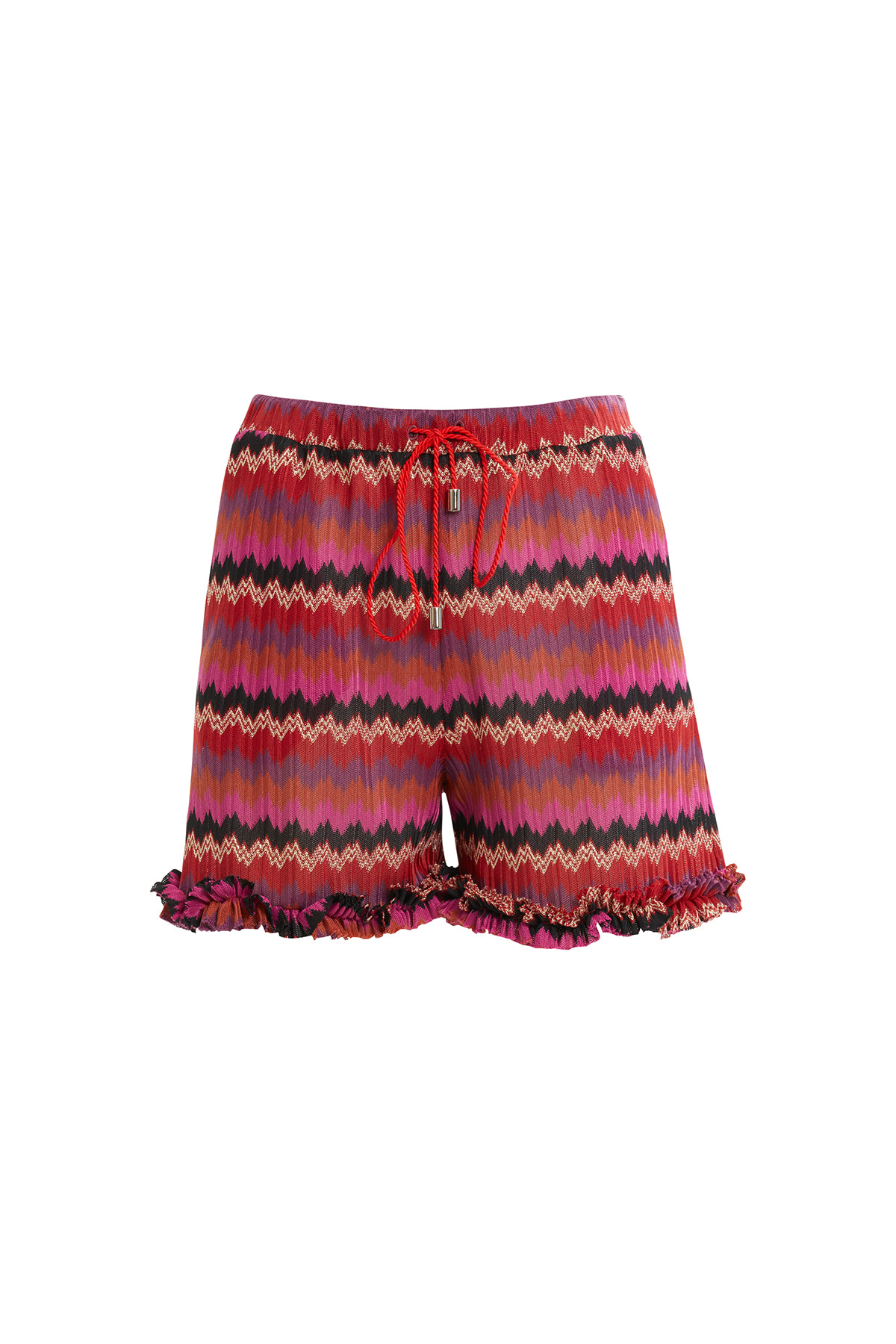 Beli Lastikli Kordon Detaylı Şort