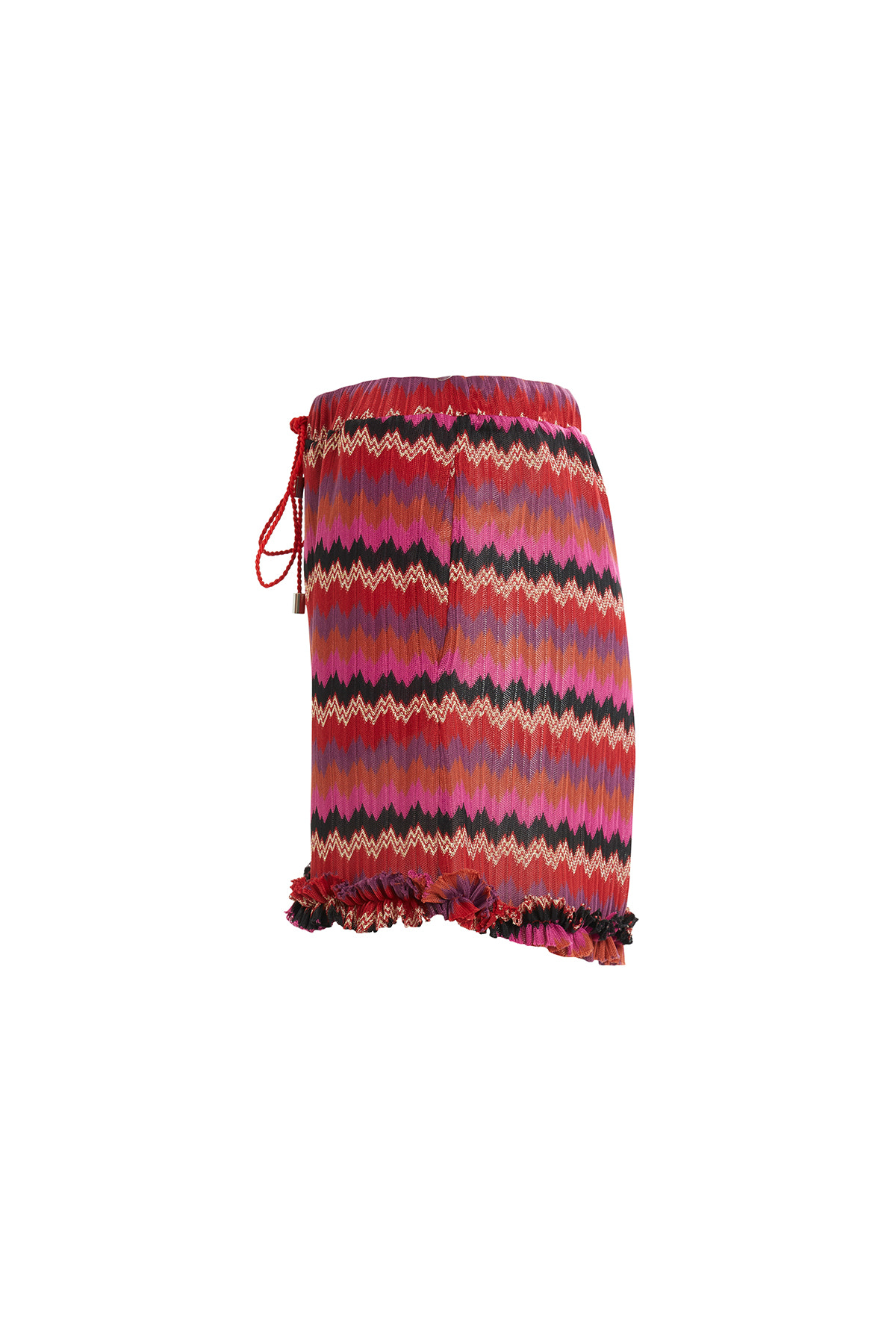 Beli Lastikli Kordon Detaylı Şort