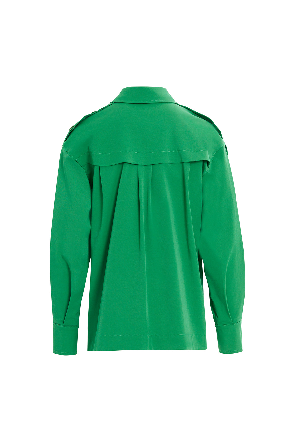 Koldan Düğme Detaylı Torba Cepli Ceket