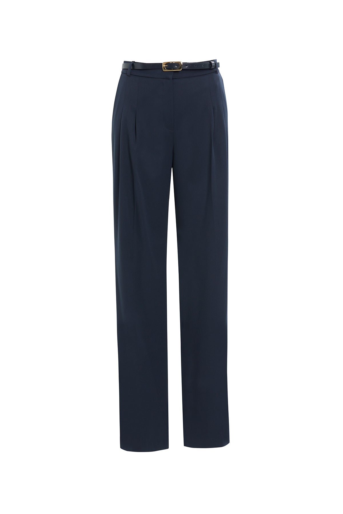 Beli Deri Kemerli Palazzo Pantolon