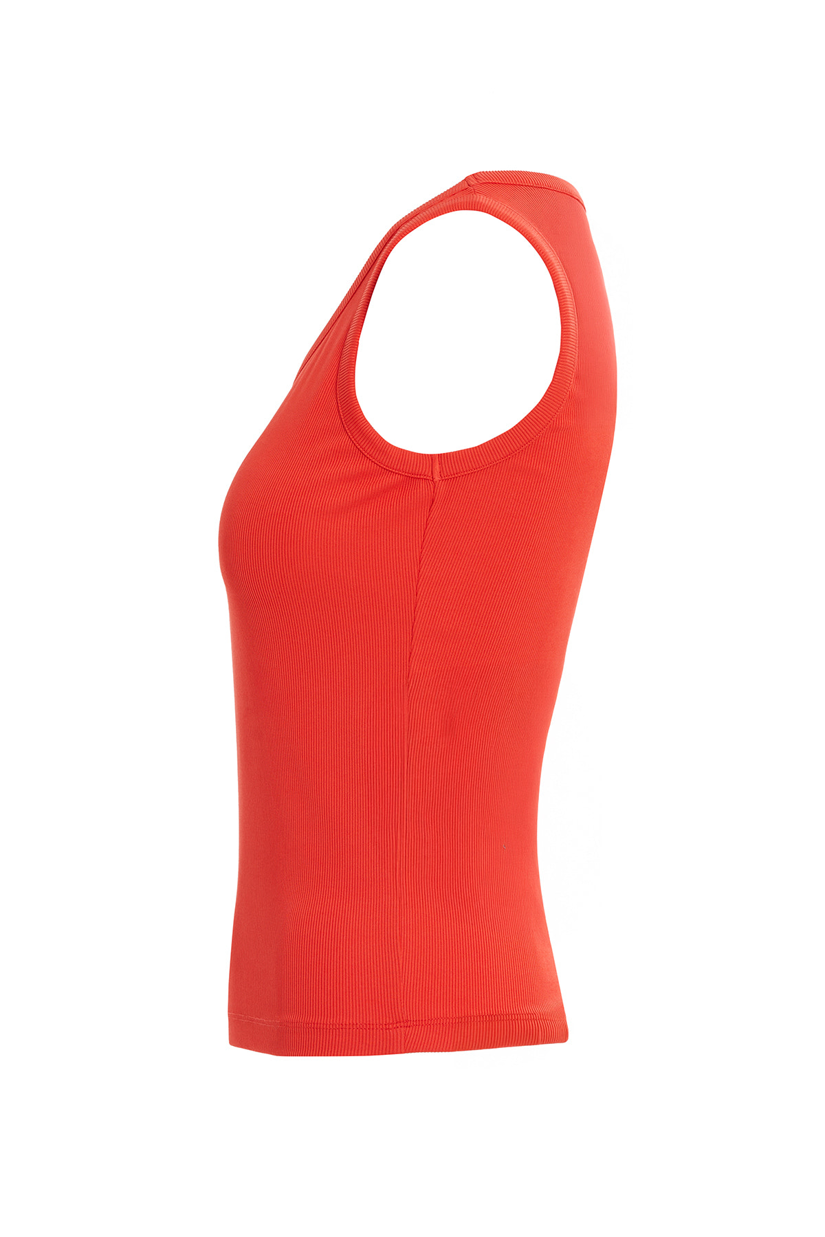 Sıfır Kollu Basıc Pudra Bluz