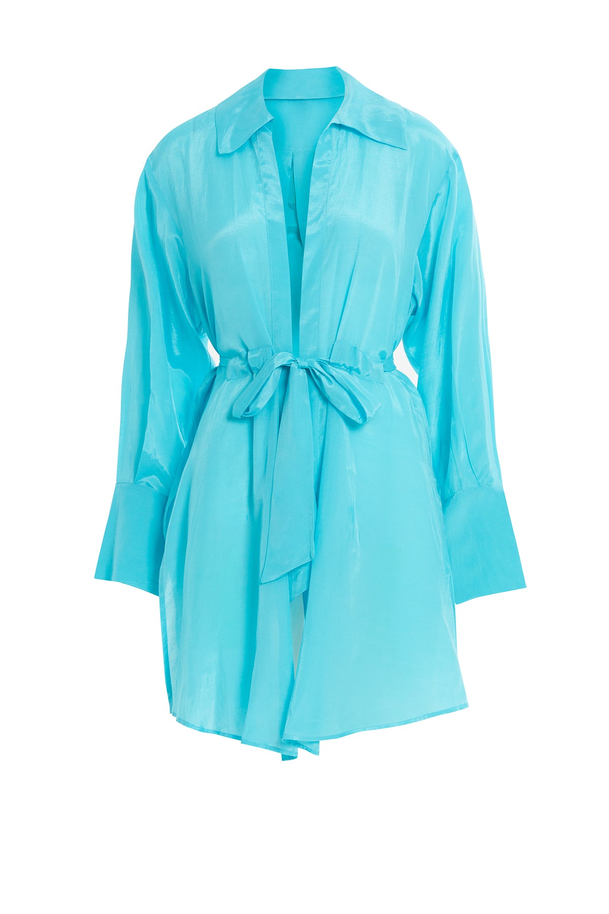 Seyyar Kuşaklı Arkası Uzun Gömlek