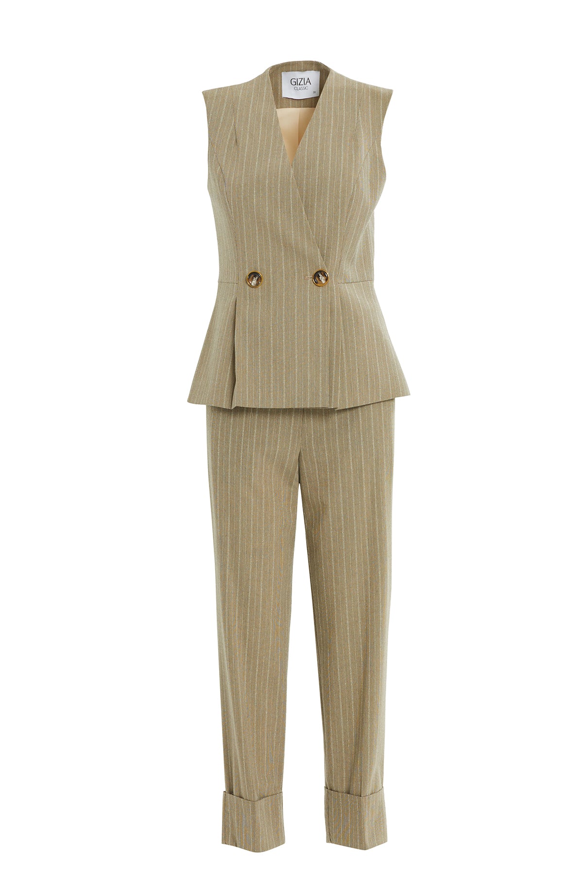 Duble Paça Pantolonlu Kadın Takım