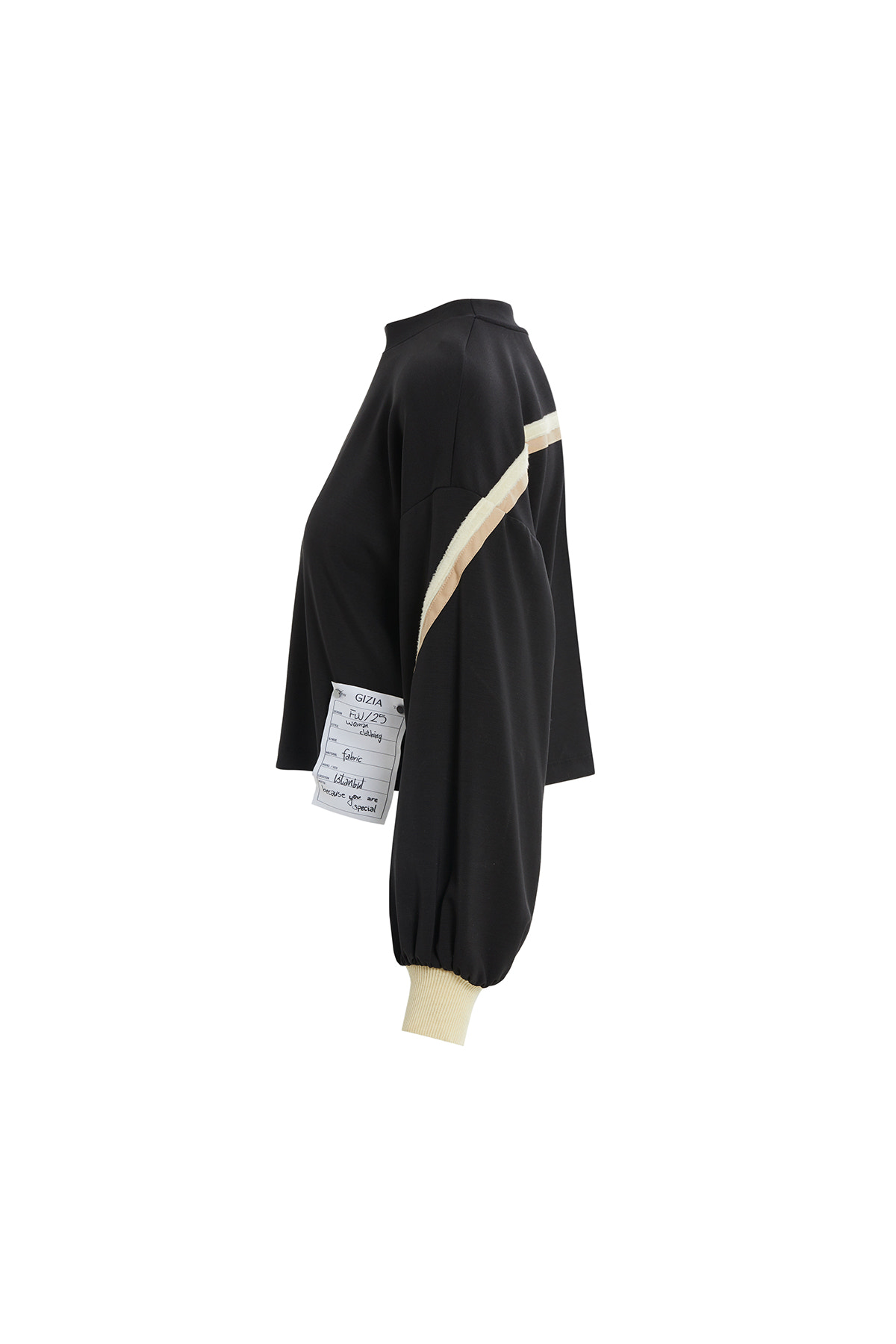 Şerit Detaylı Rahat Kesim Sweatshirt