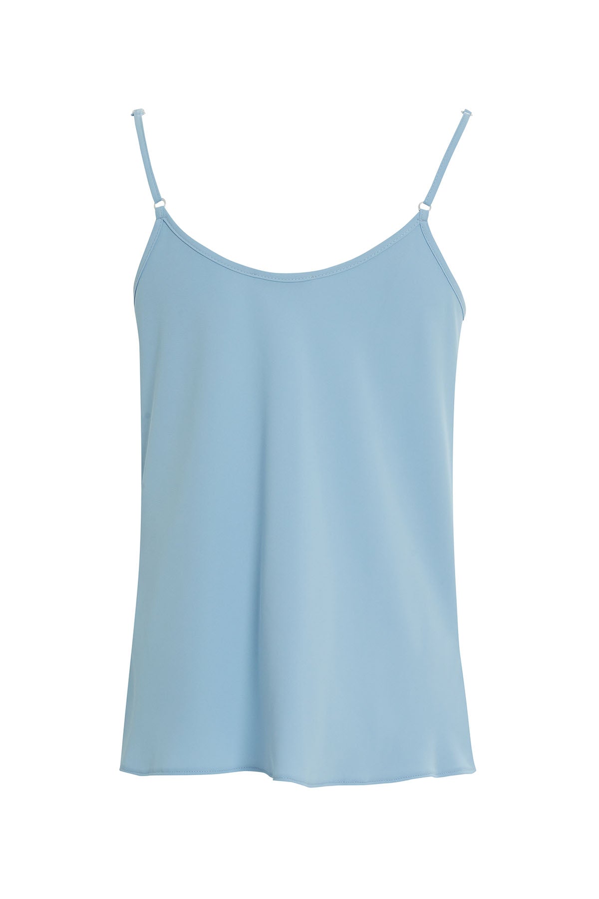 Askılı Degaje Yaka Bluz