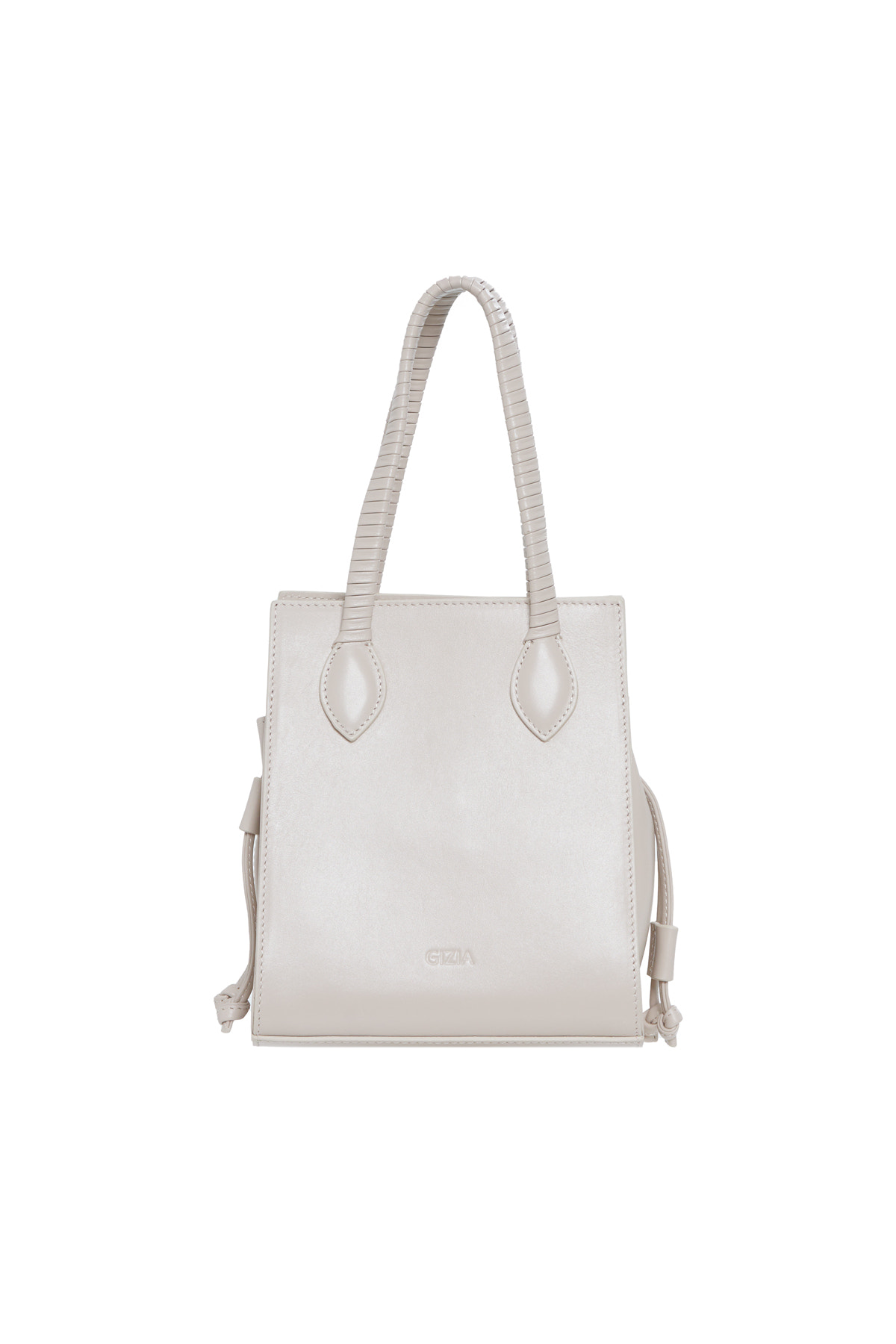 Yanlari Büzülebilir Kutu Form Deri Çanta