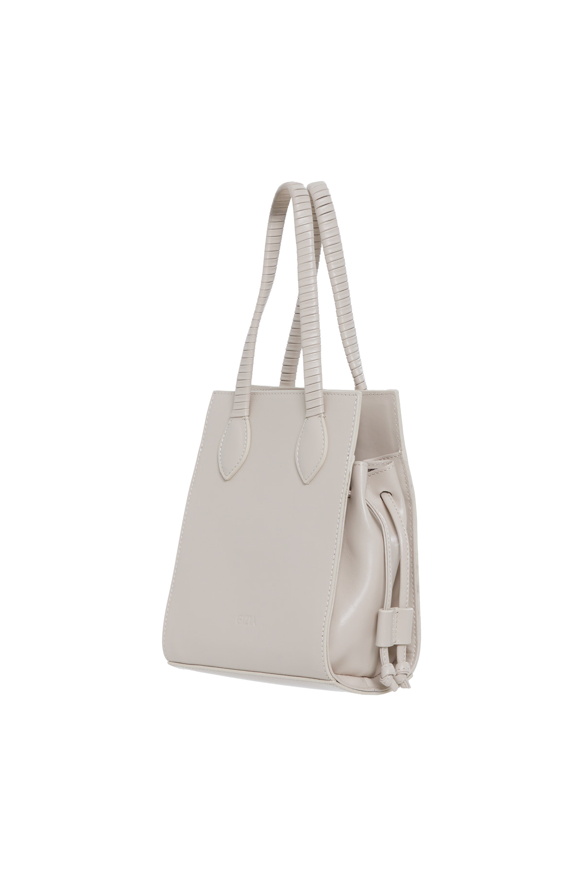 Yanlari Büzülebilir Kutu Form Deri Çanta