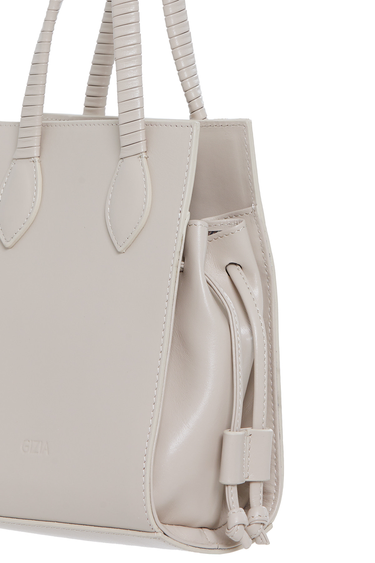 Yanlari Büzülebilir Kutu Form Deri Çanta