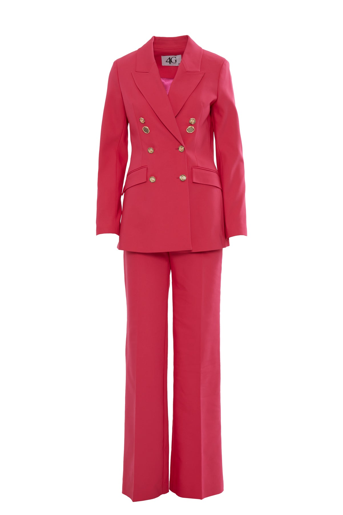 Düğme Detaylı Kruvaze Takım