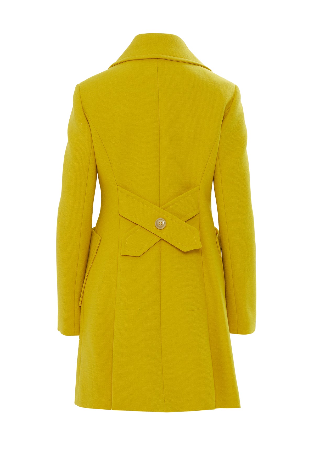 Gömlek Yaka Yırtmaçlı Kaban