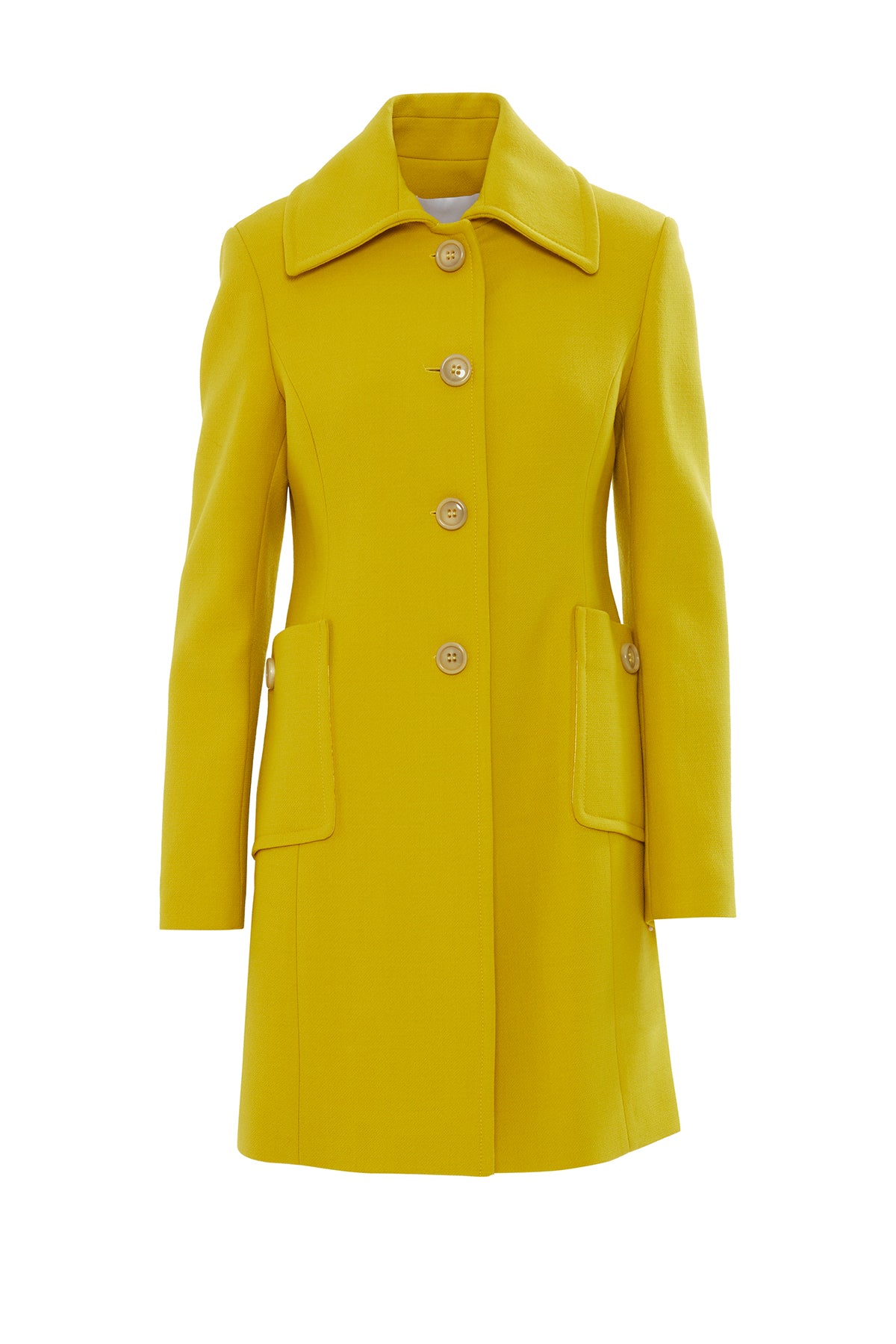 Gömlek Yaka Yırtmaçlı Kaban