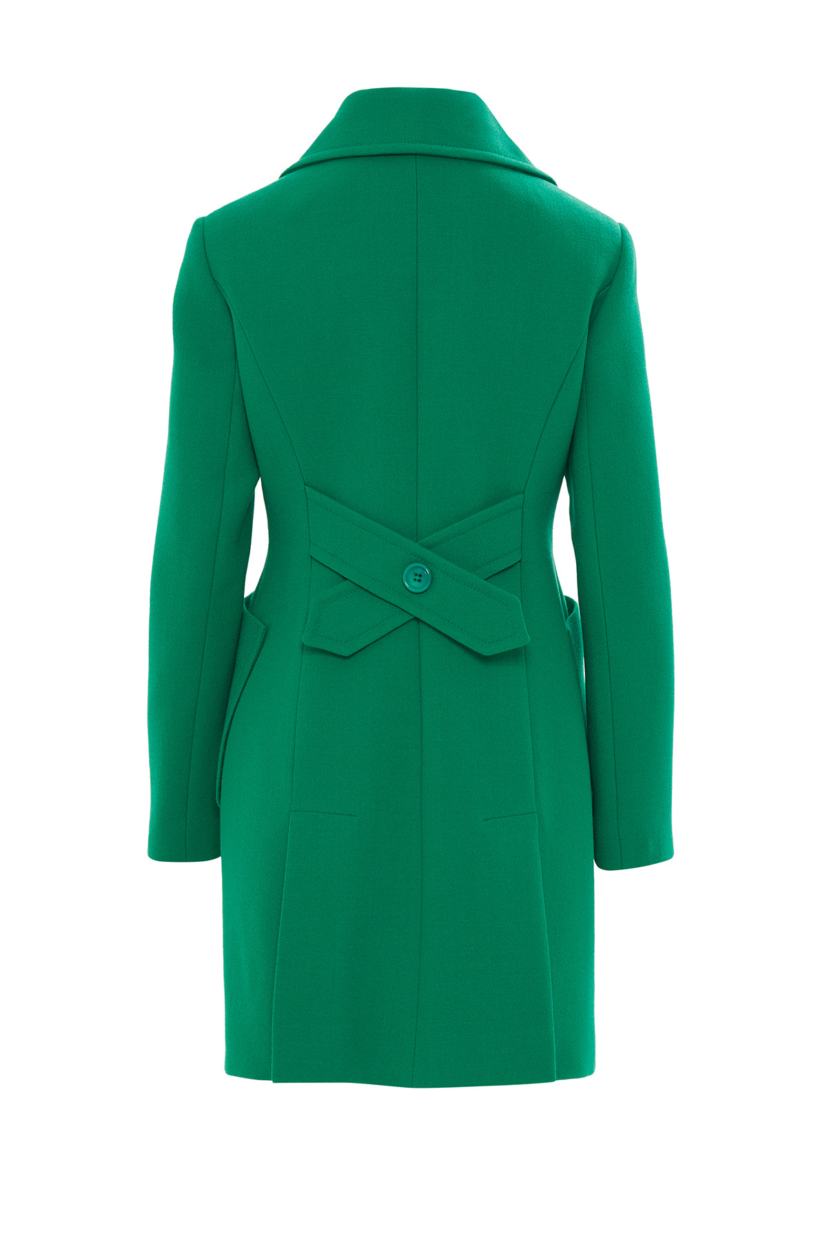 Gömlek Yaka Yırtmaçlı Kaban