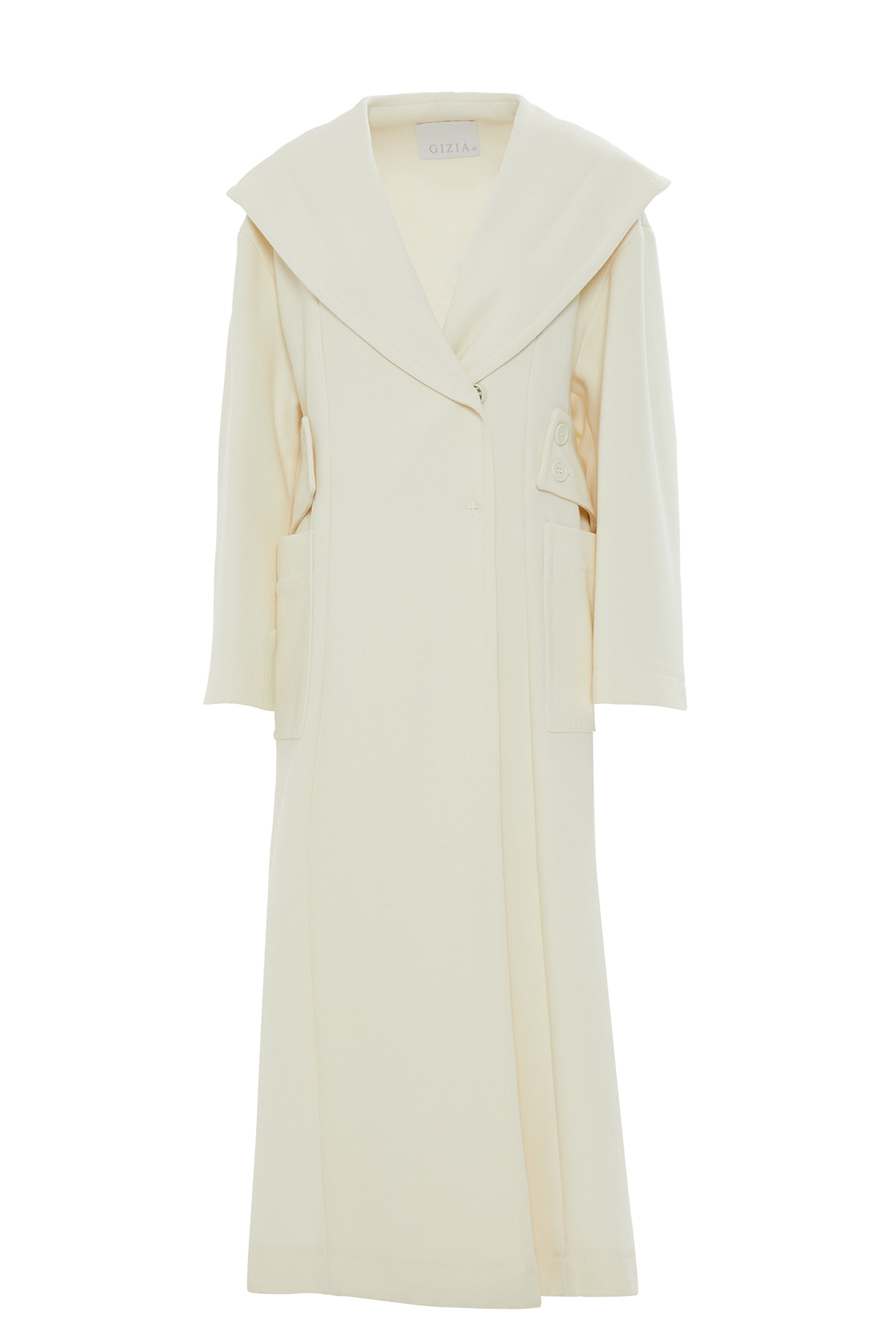 Geniş Kapüşonlu Kaban