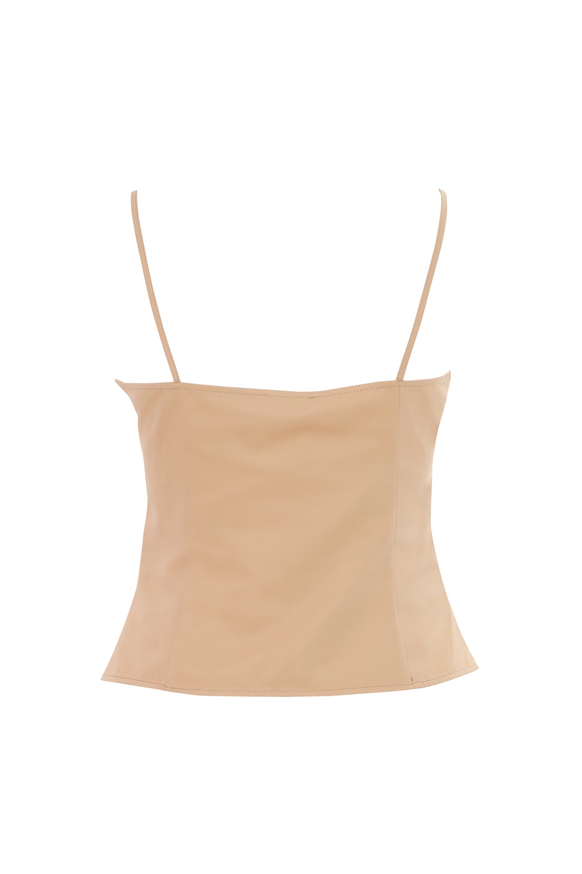 Önden Düğmeli İp Askılı Bluz