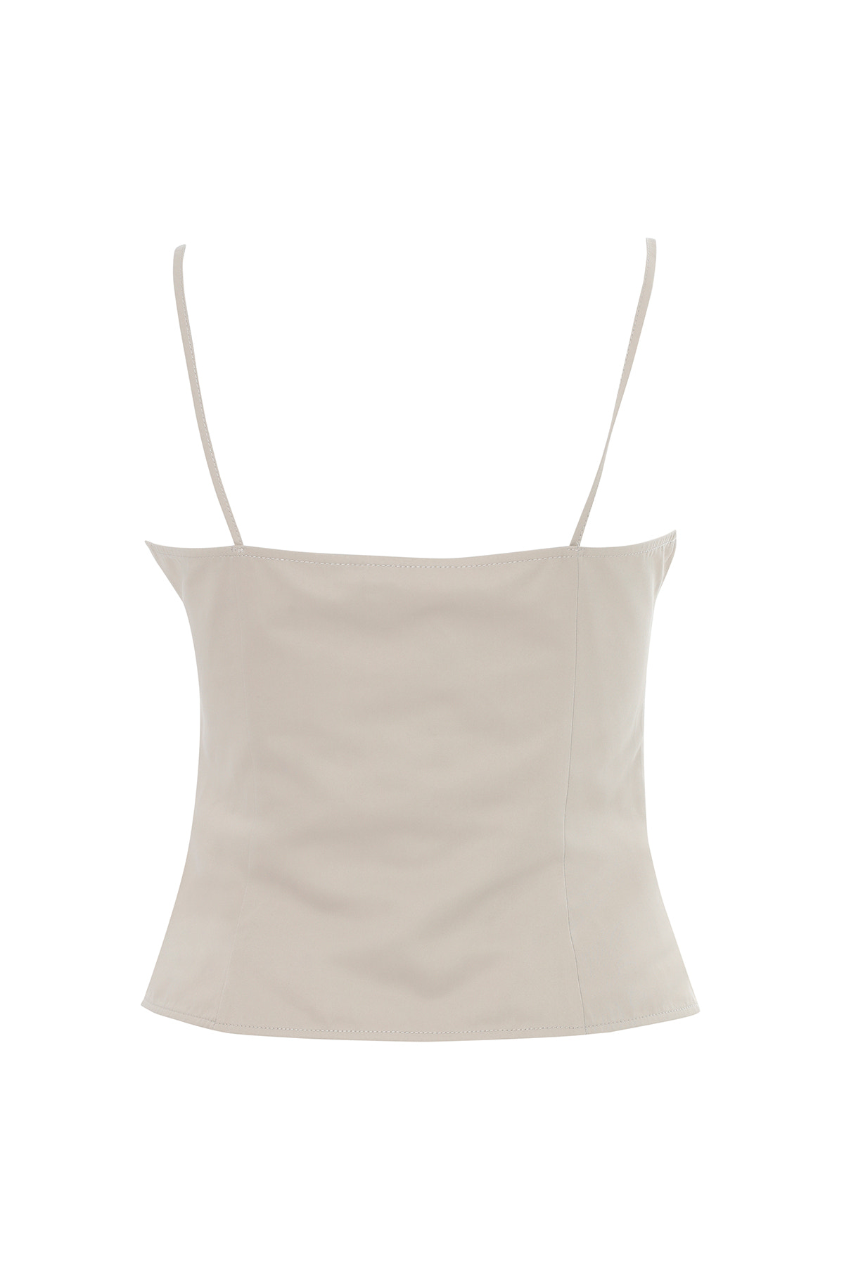 Önden Düğmeli İp Askılı Bluz