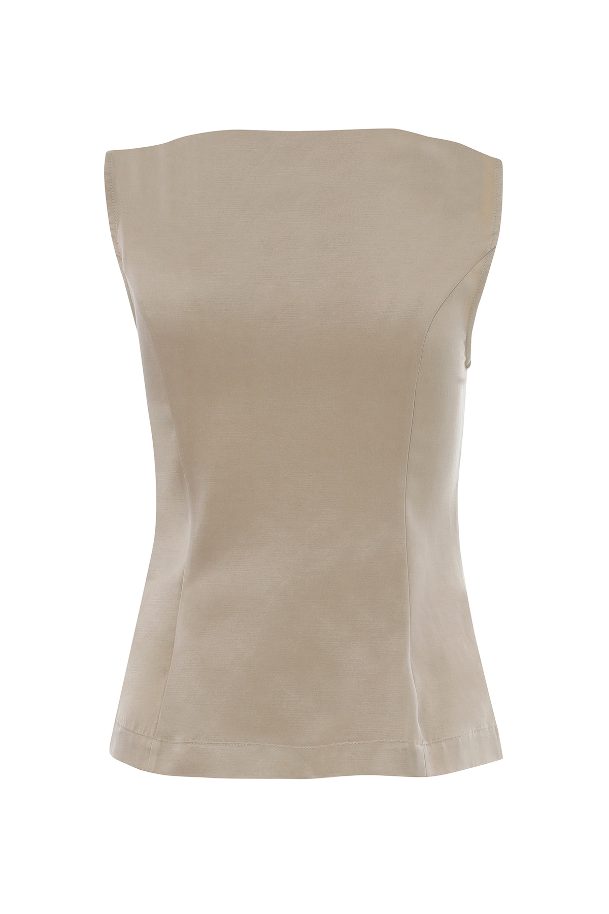 Süs Cepli Kolsuz Bluz