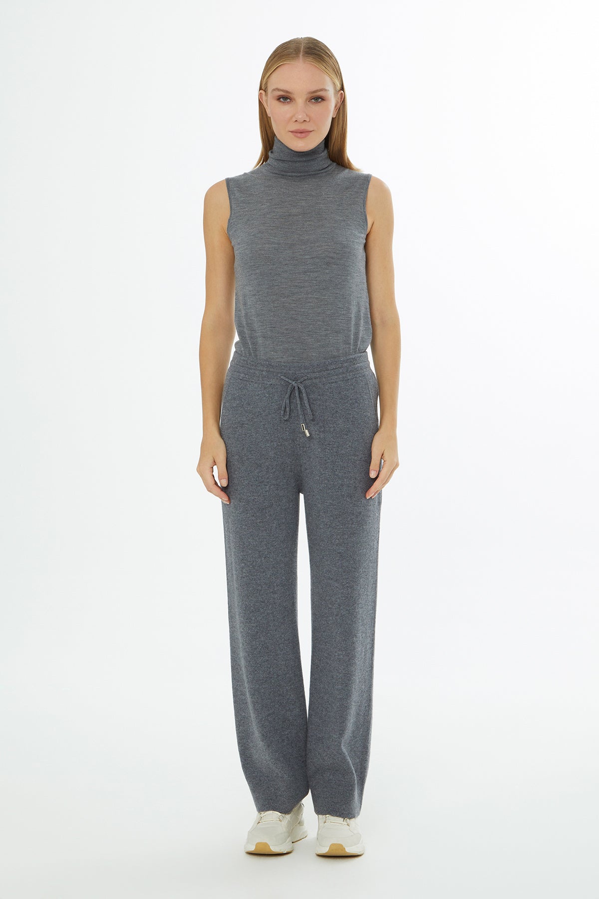 Beli Lastikli Triko Pantolon