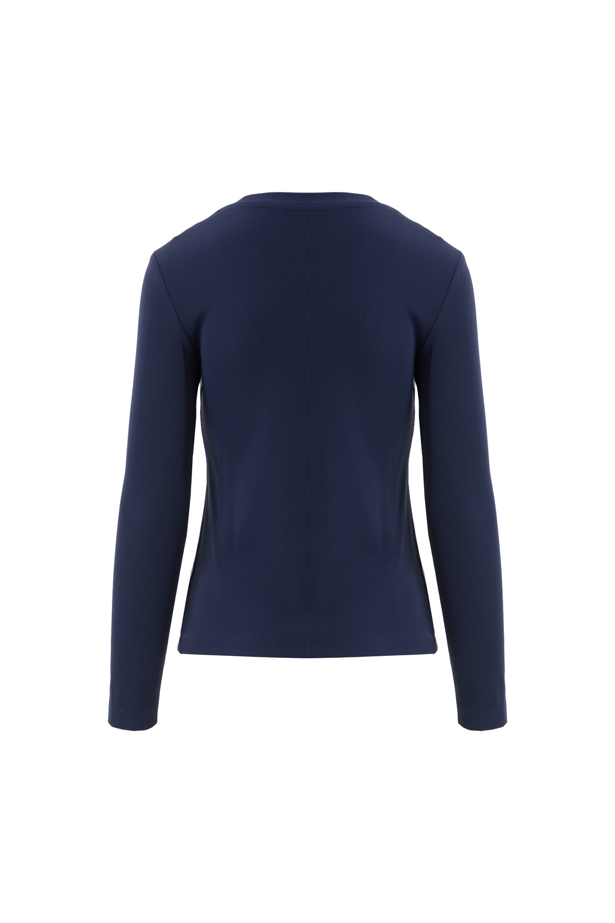 Simli Nakış Detaylı Ve İşlemeli Lacivert T-shirt