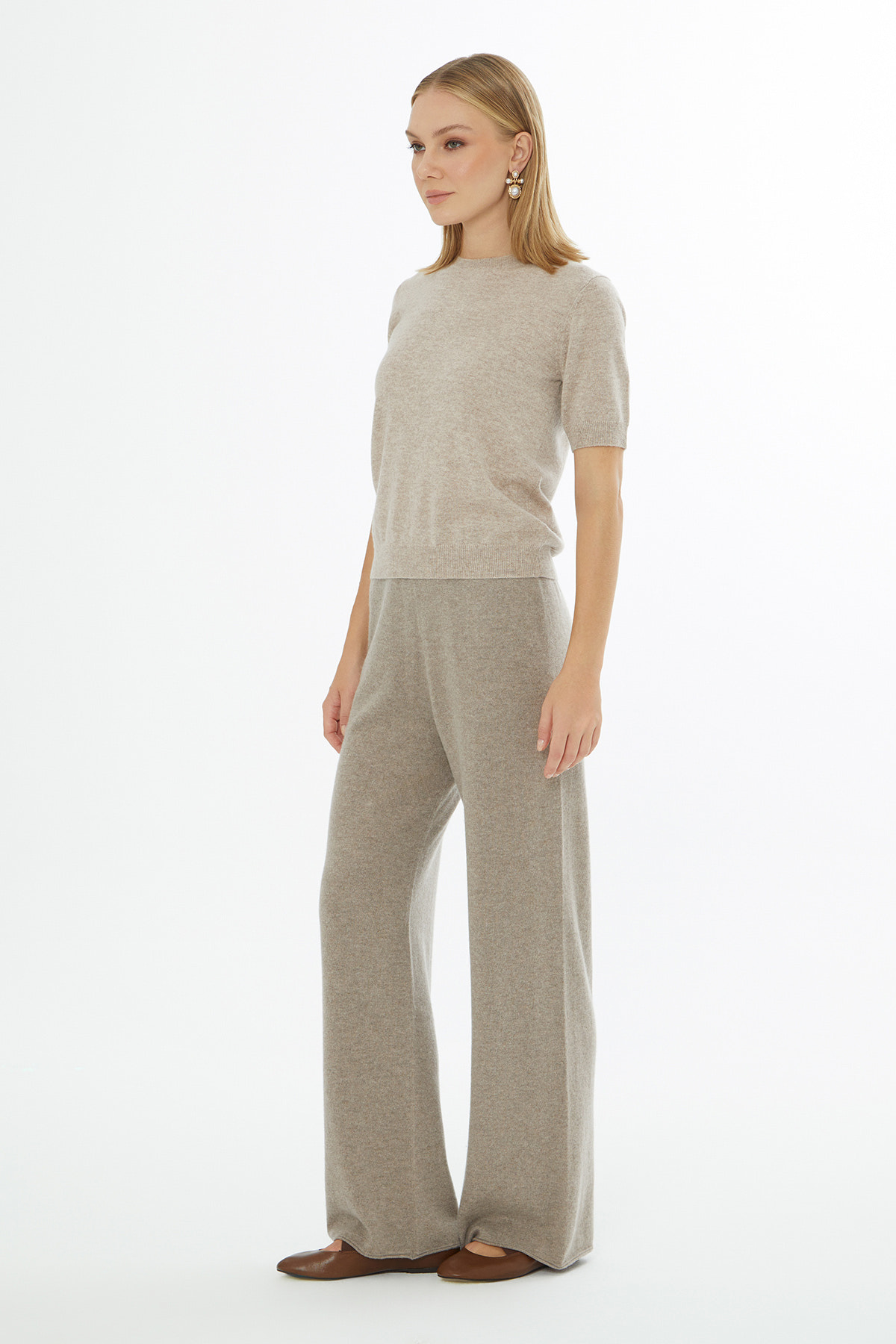 Yuvarlak Yakalı Kısa Kollu Triko