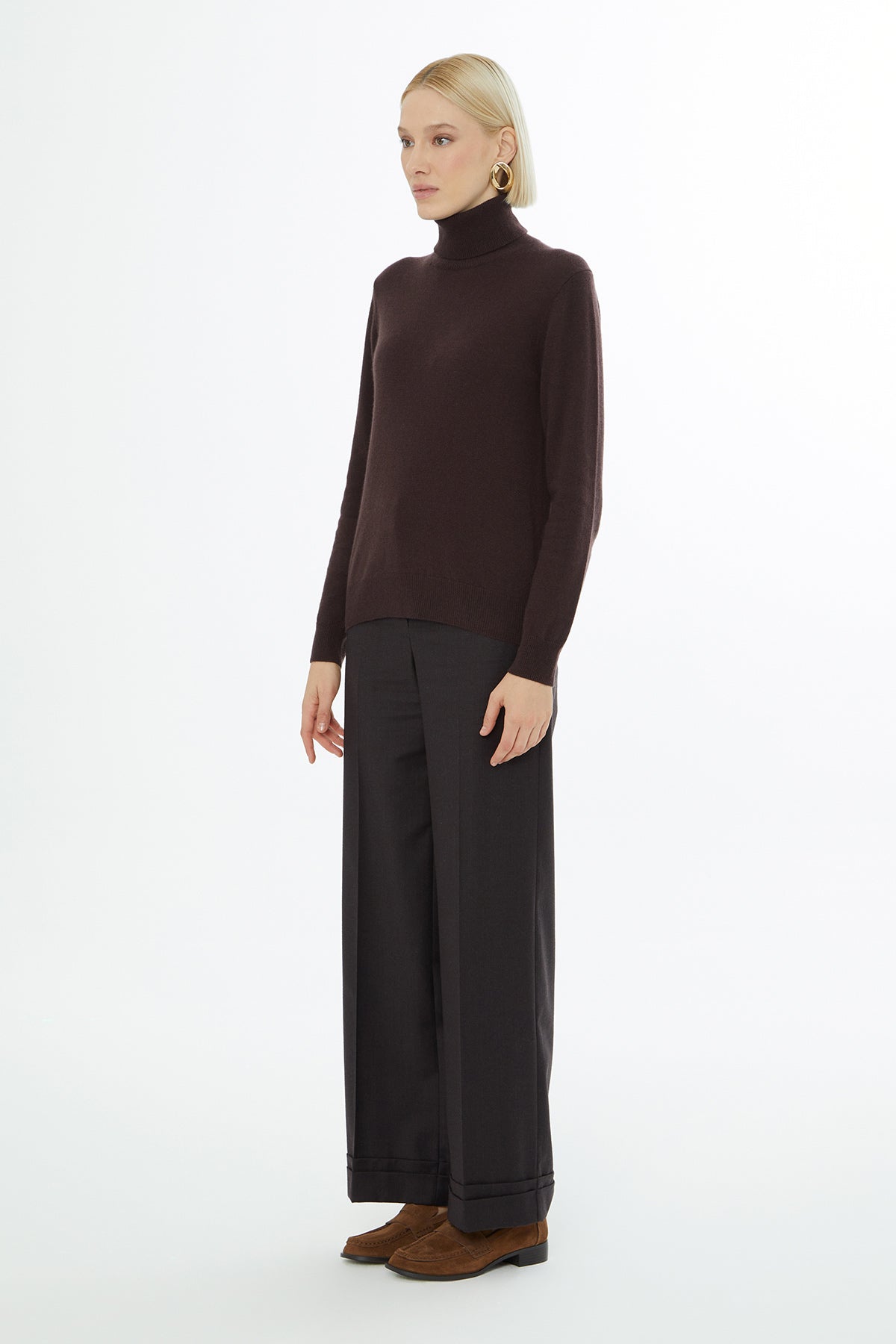 Boğazlı Triko Kazak