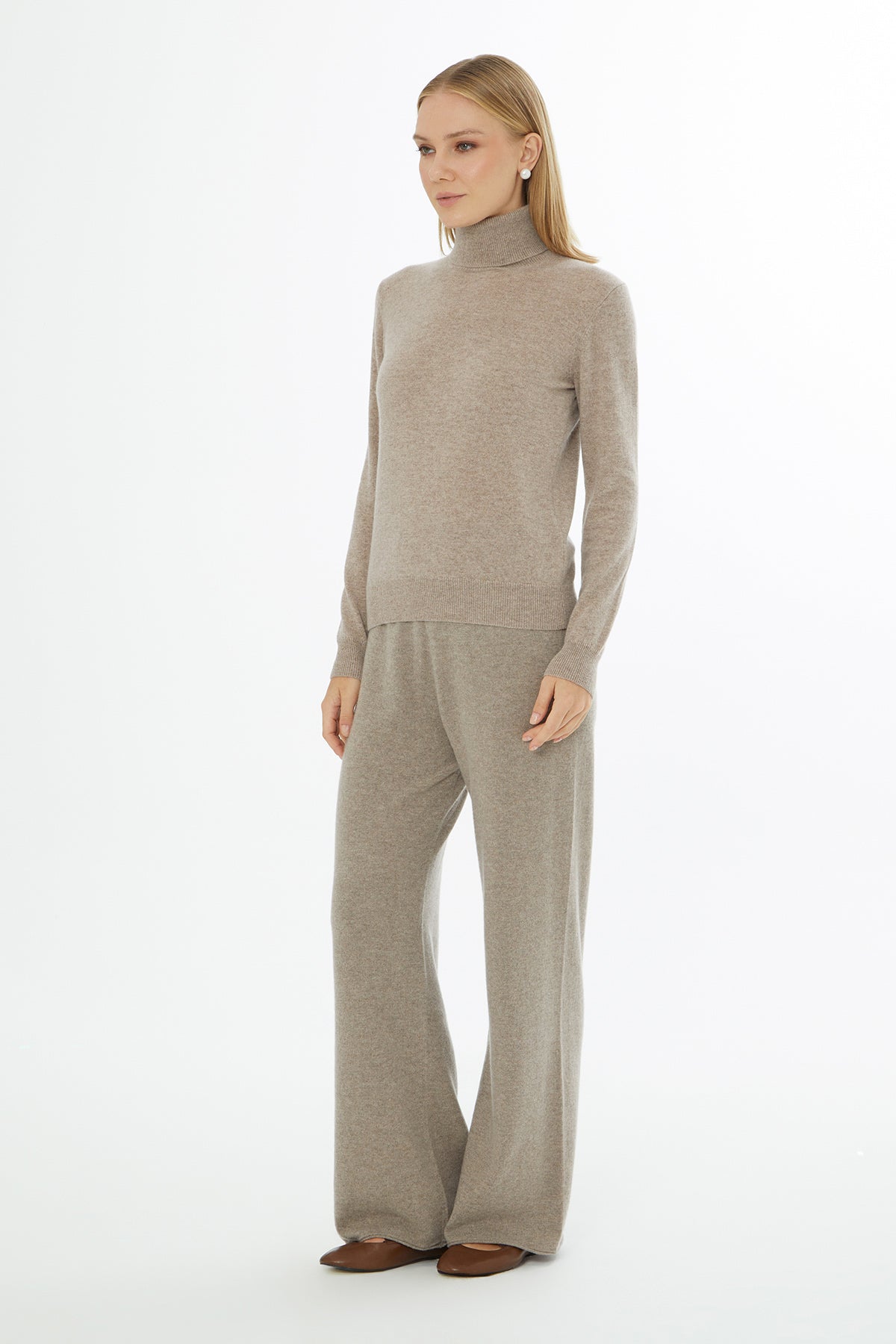 Boğazlı Kaşmir Triko Kazak