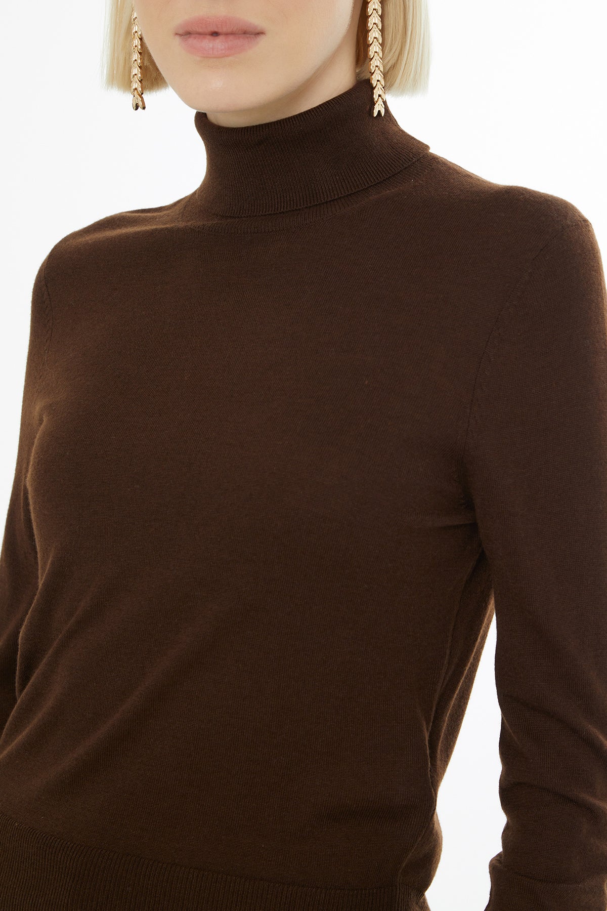 Boğazlı Triko Kazak