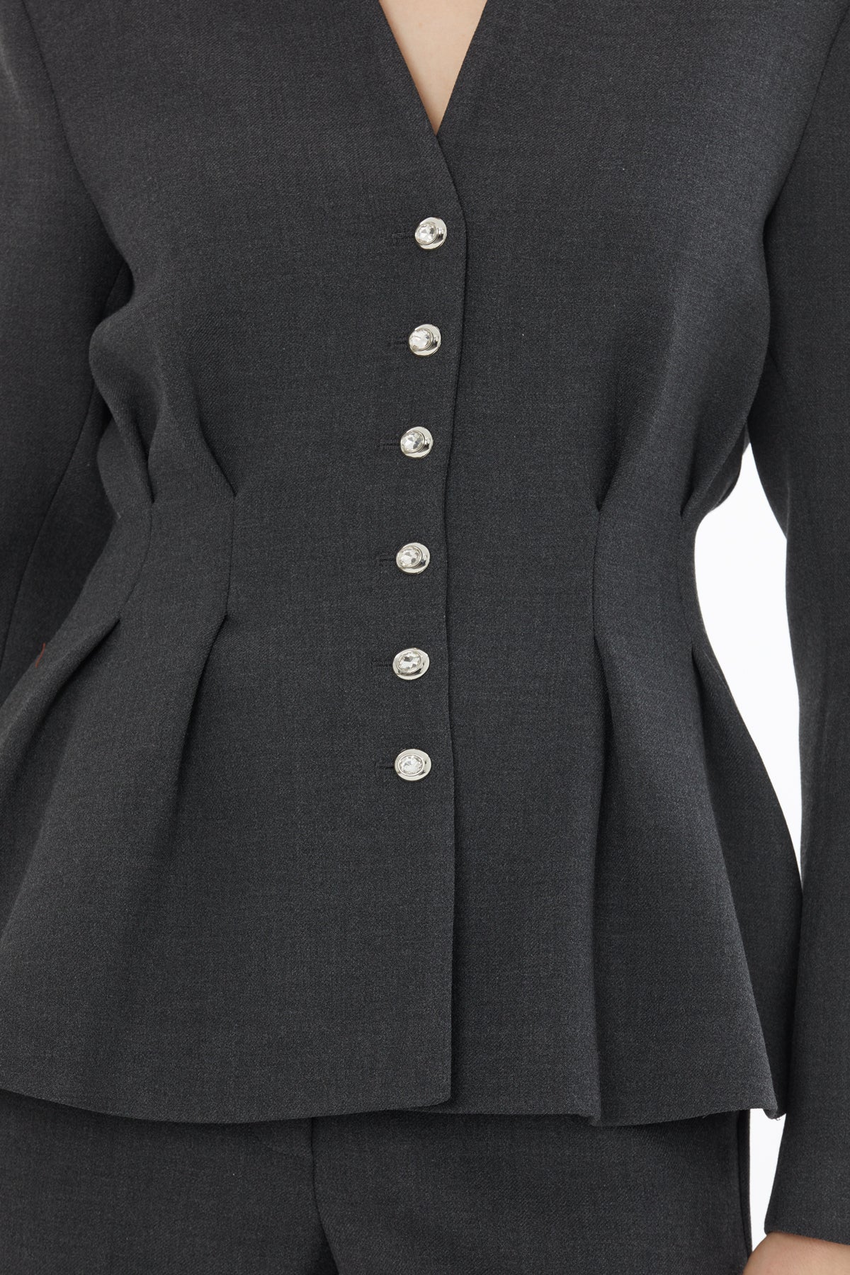 Mono Kapama Cepli Ceket Ve Havuç Pantolon