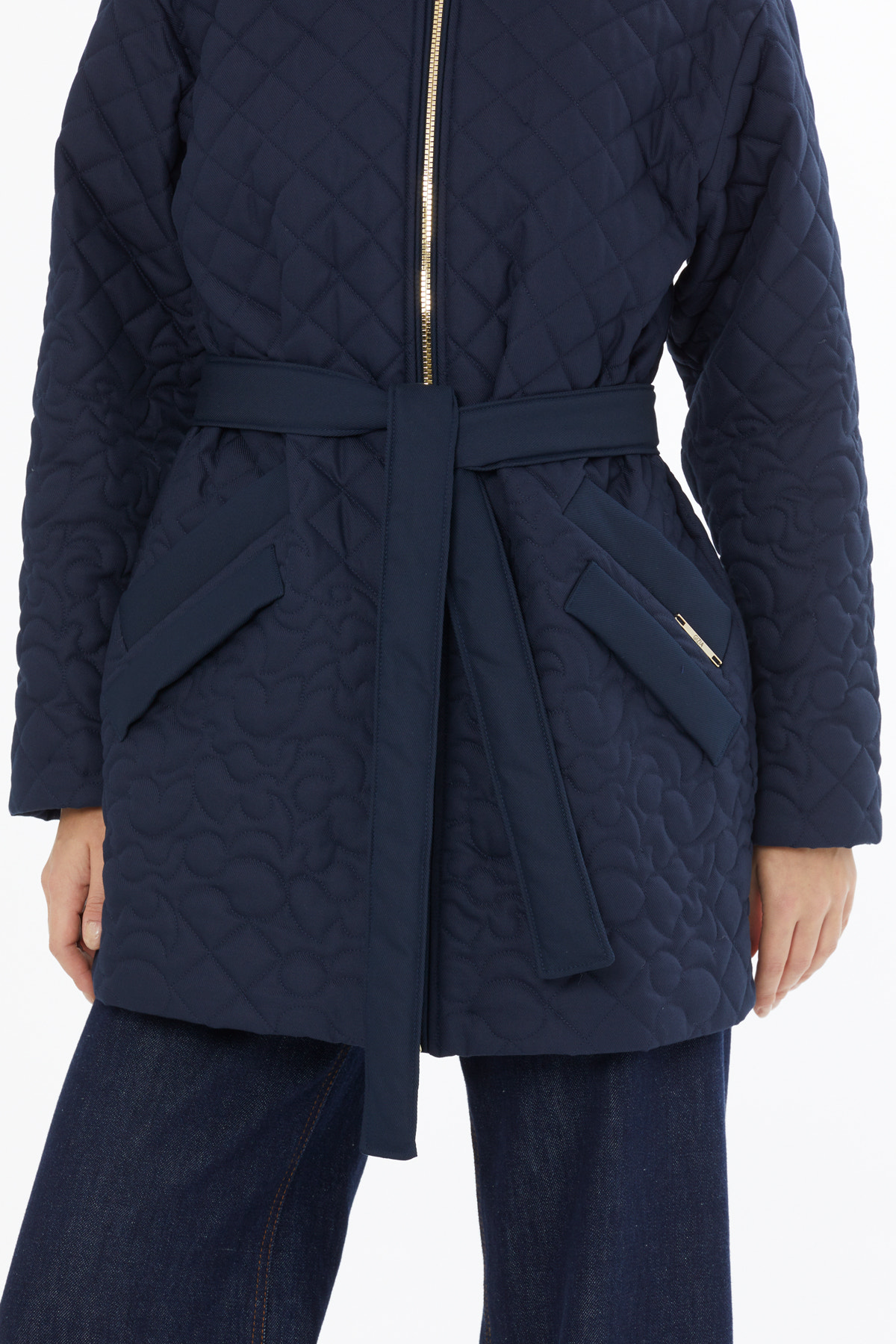 Gömlek Yaka Cepli Fermuar Kapamalı Mont