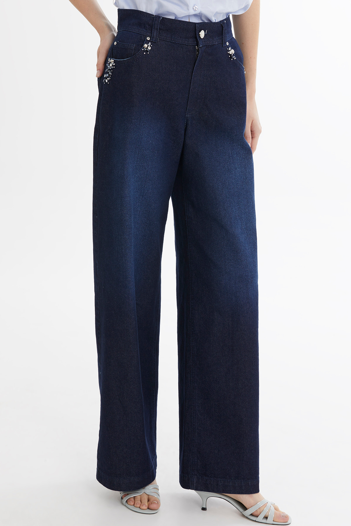 İşleme Detaylı Jean