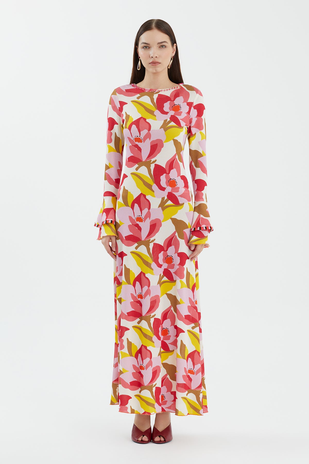 Çiçek Desenli Elbise