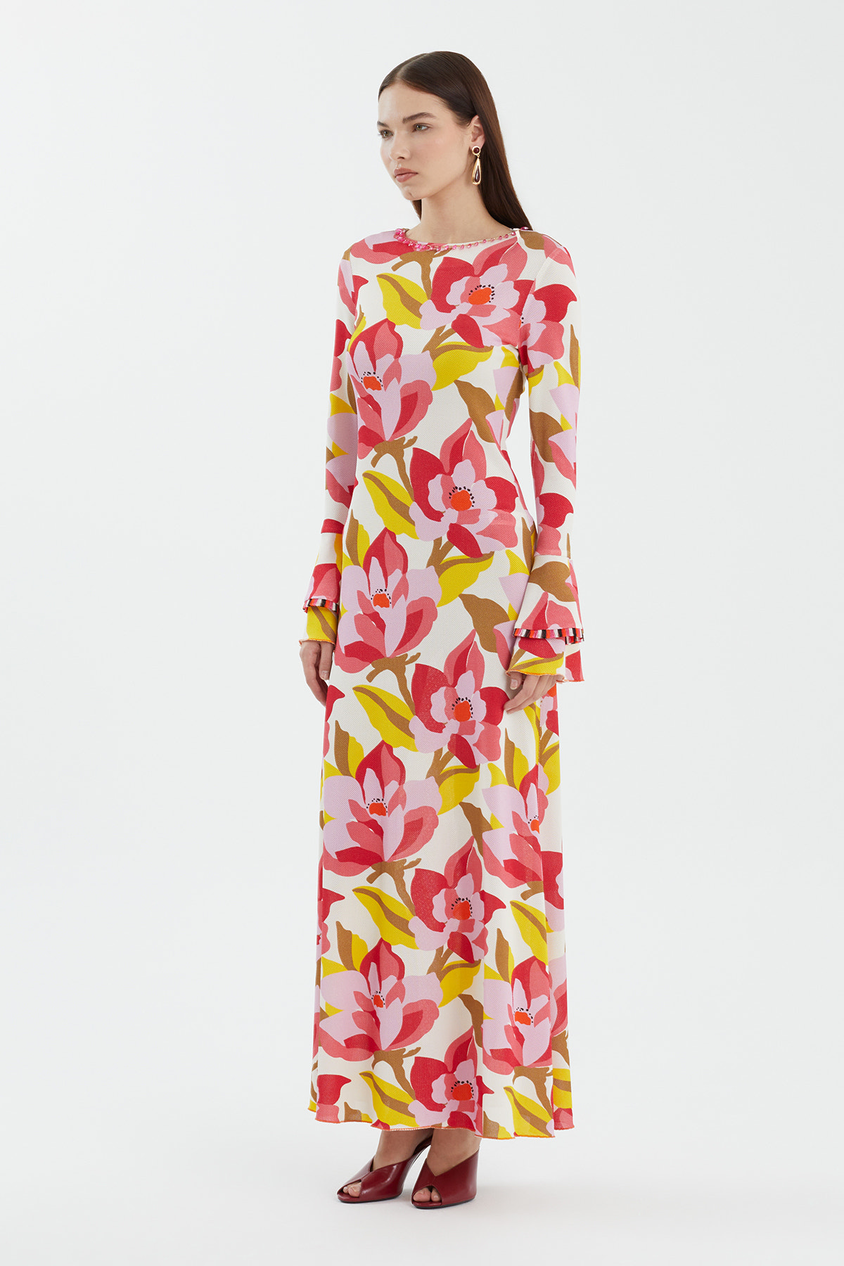 Çiçek Desenli Elbise