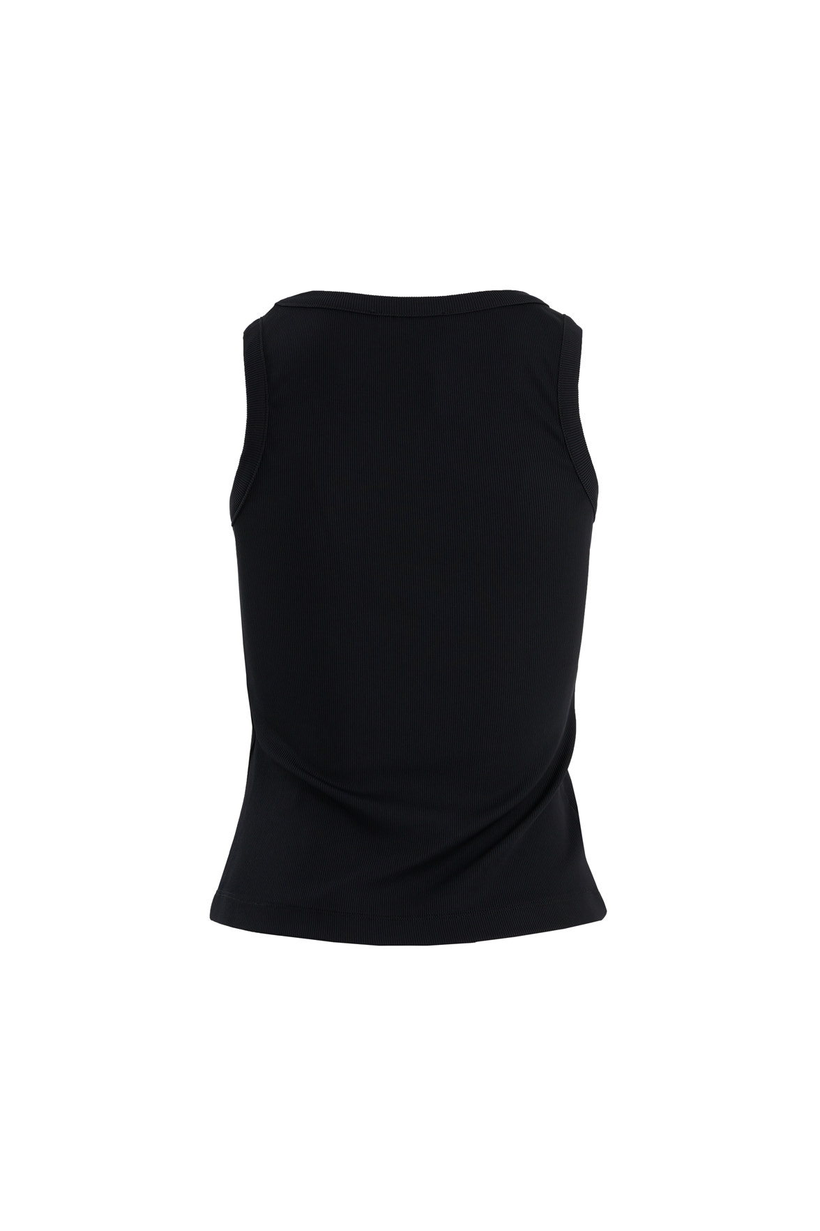 Askılı İşlemeli Siyah Atlet