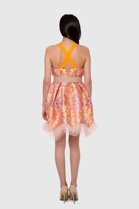 Gizia Tulle Ruffled Mini Dress. 2