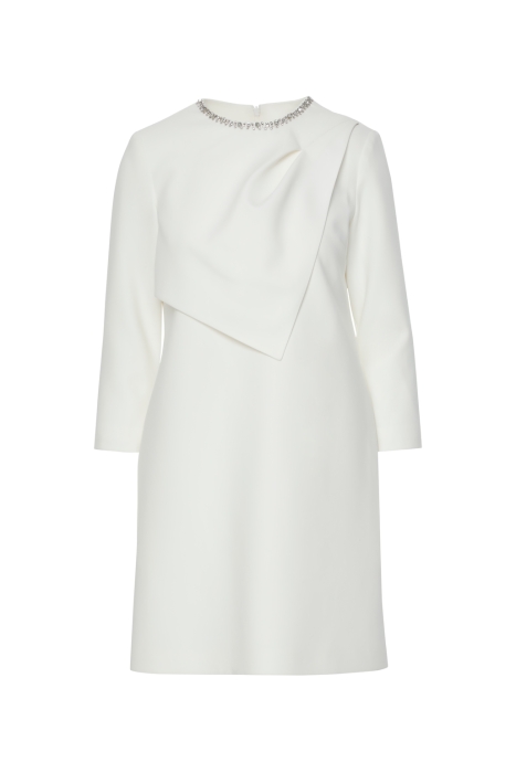 Tahari envelope collar top jacket dress