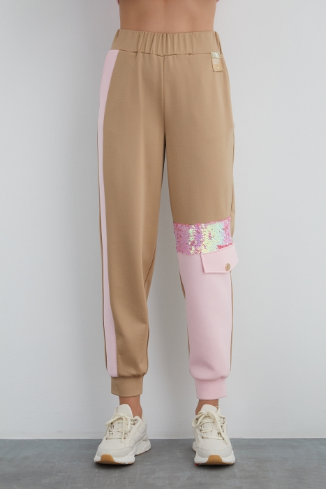 Detailed Pink Trousers