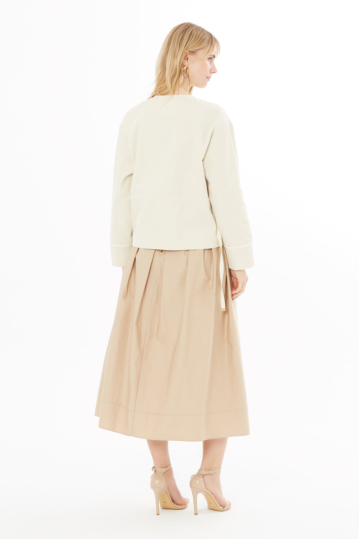 Beli Büzgülü Ceket