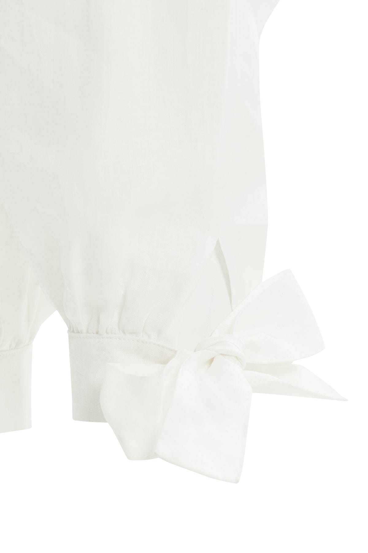 Bilekten Bağlama Detaylı Ekru Pantolon