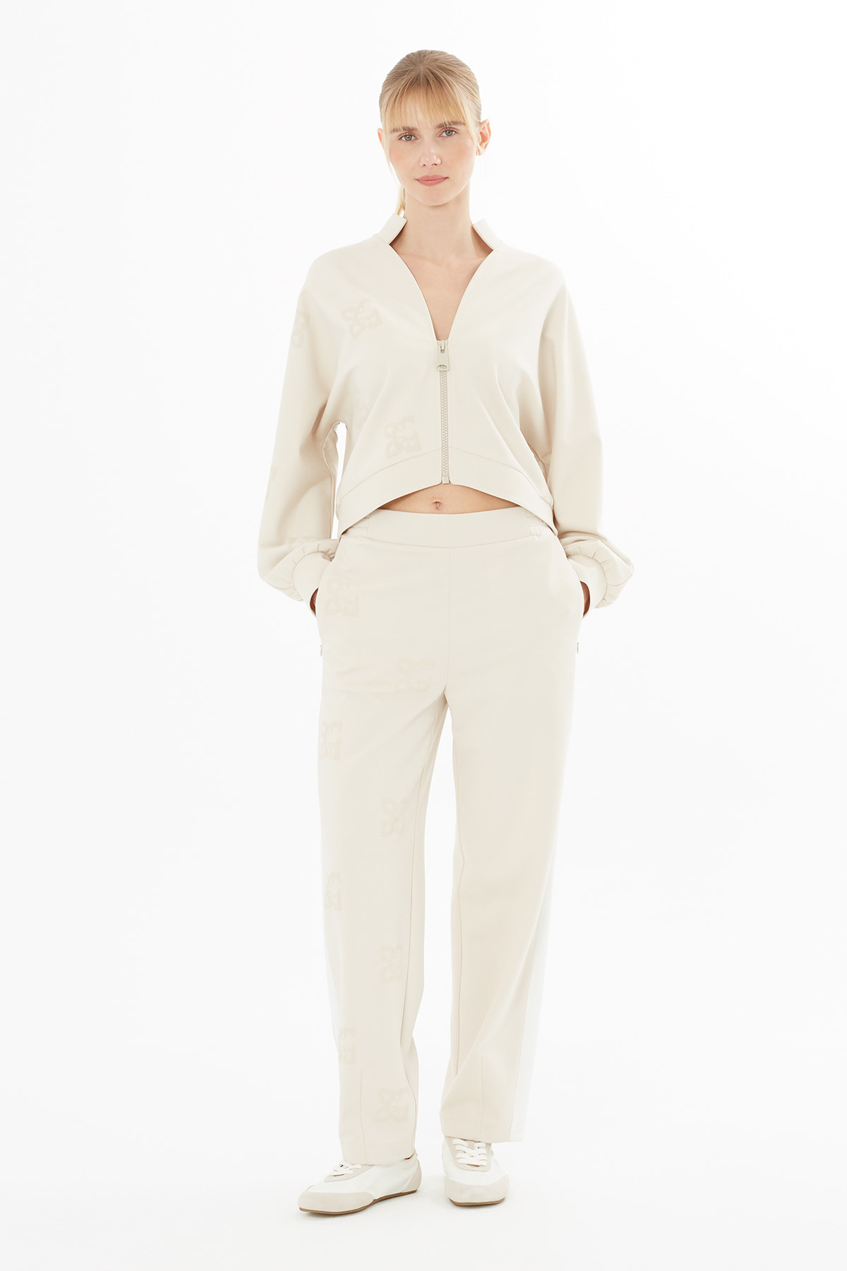 Logo Baskı Detaylı Eşofman Altı