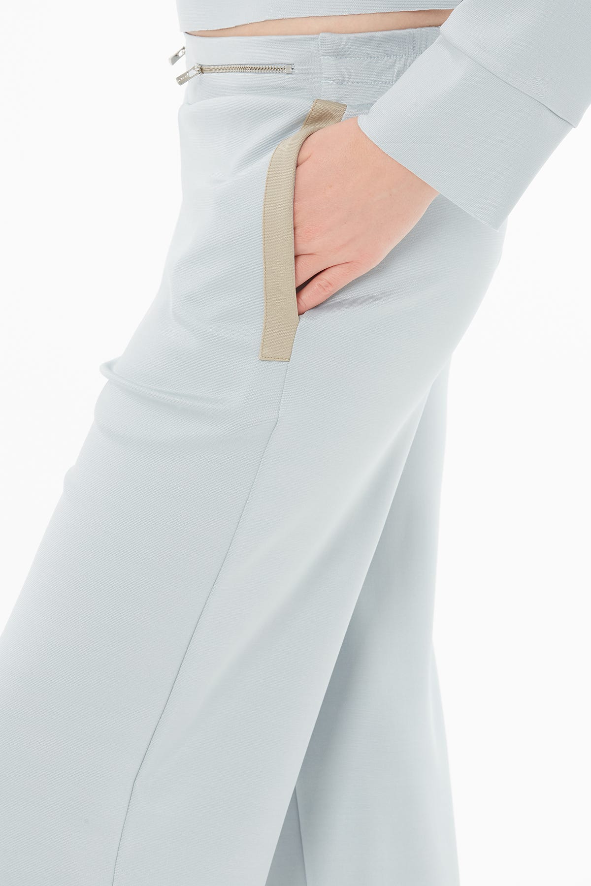 Fermuar Detaylı Eşofman Altı