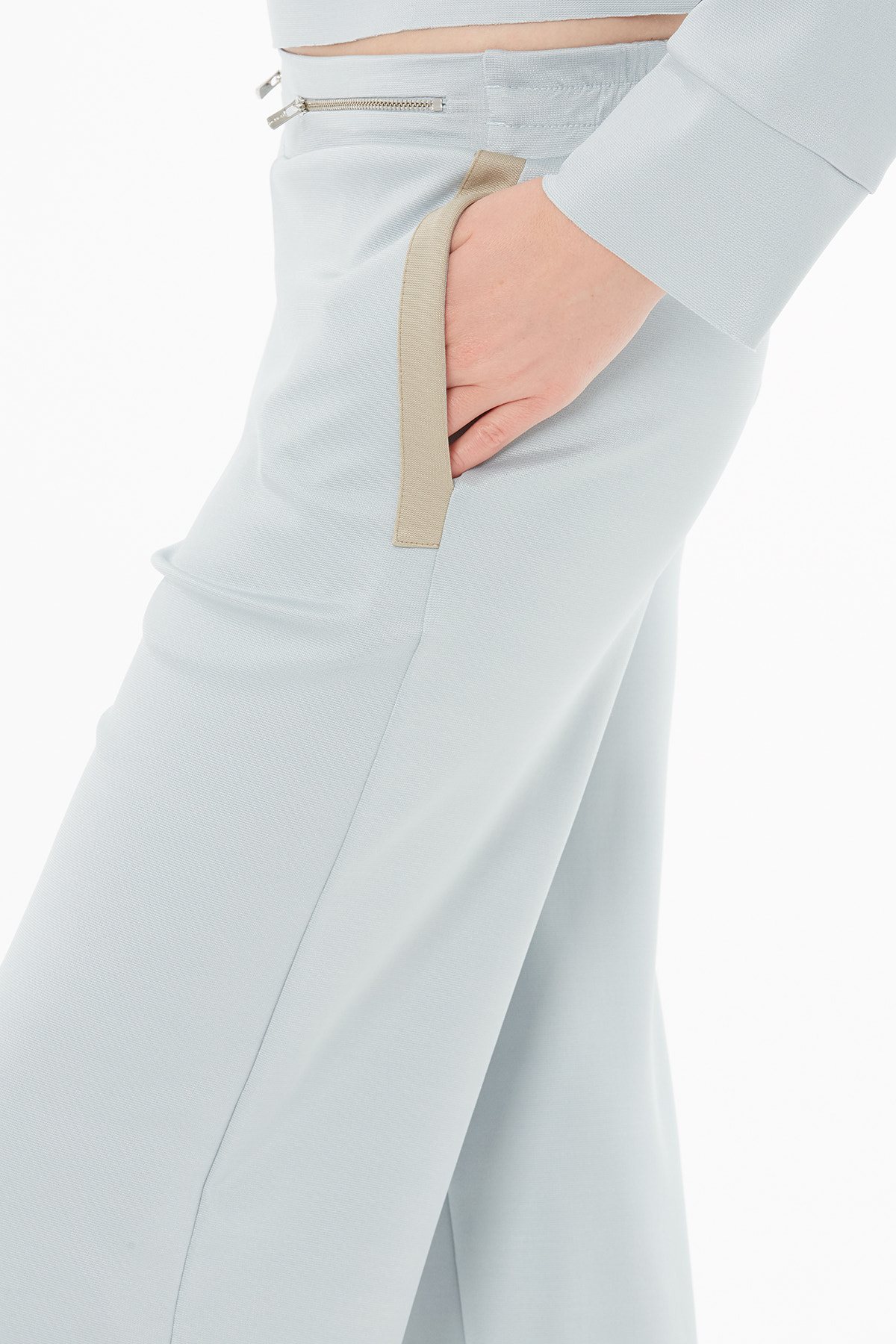 Fermuar Detaylı Eşofman Altı