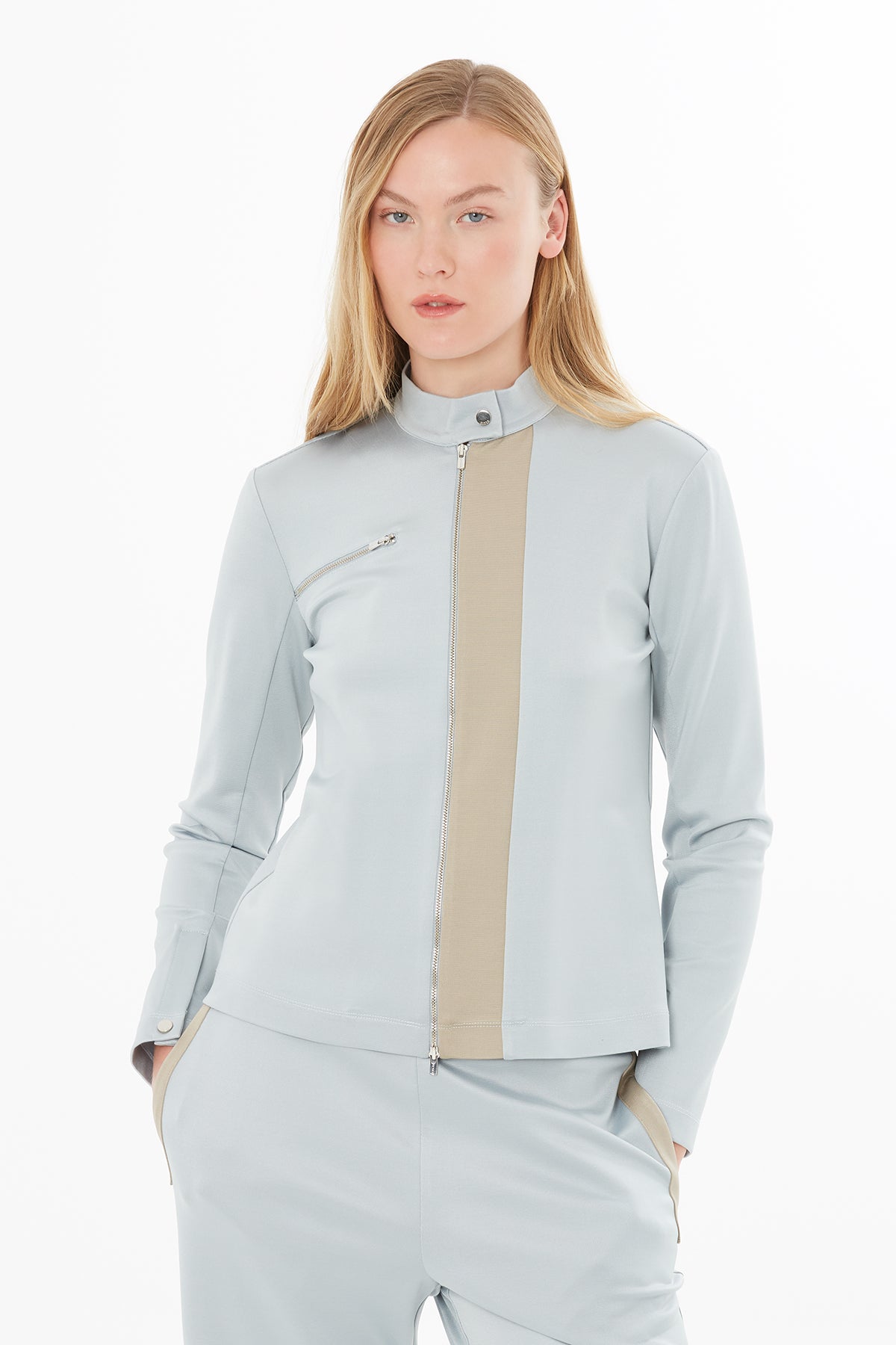 Arkada Baskı Detaylı Ceket