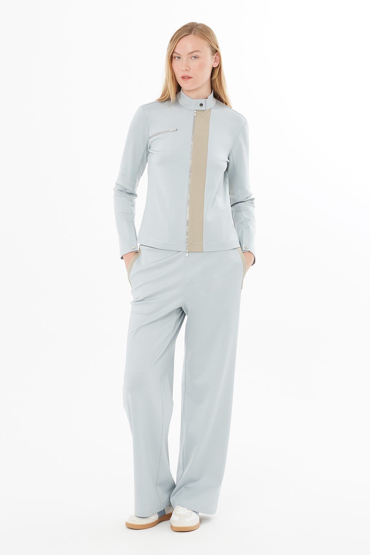 Arkada Baskı Detaylı Ceket