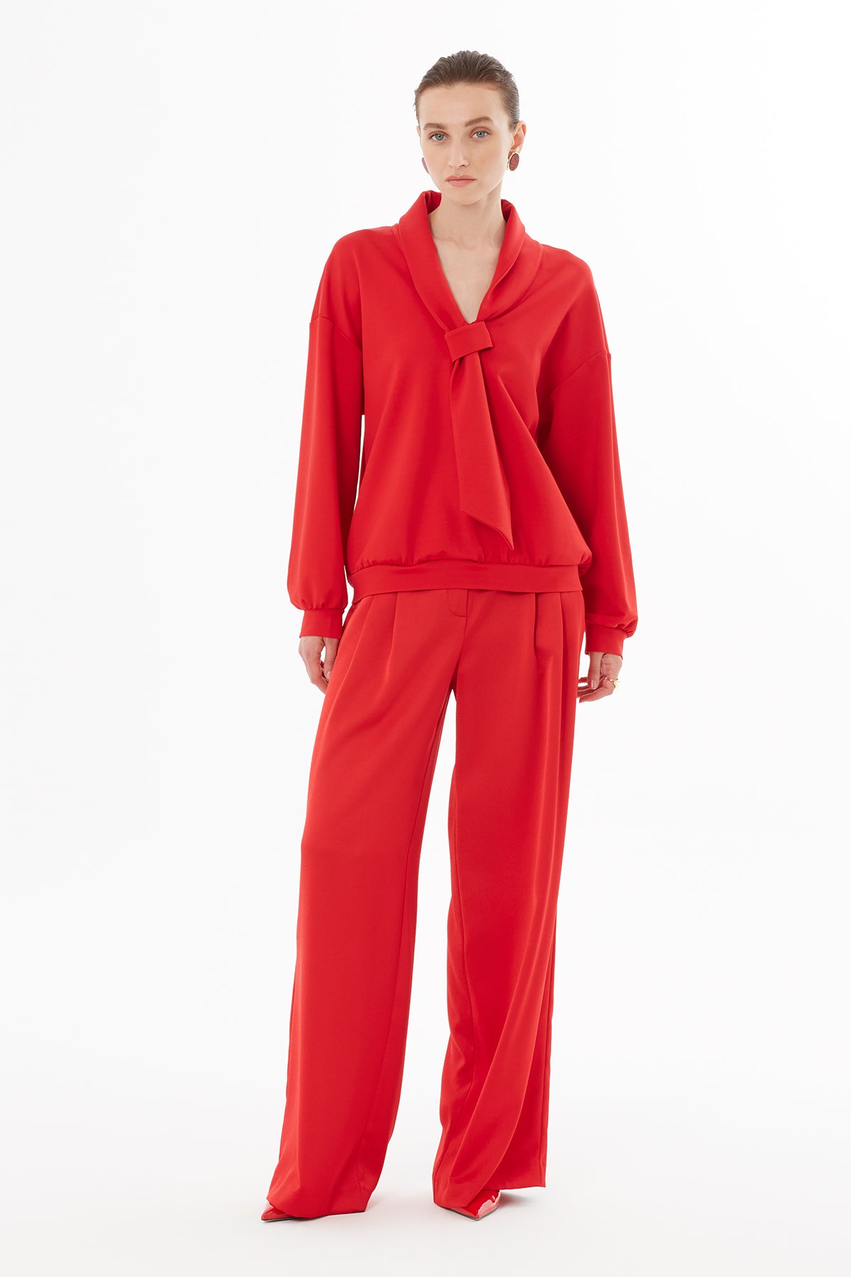 Önden Bağlama Detaylı  Bluz