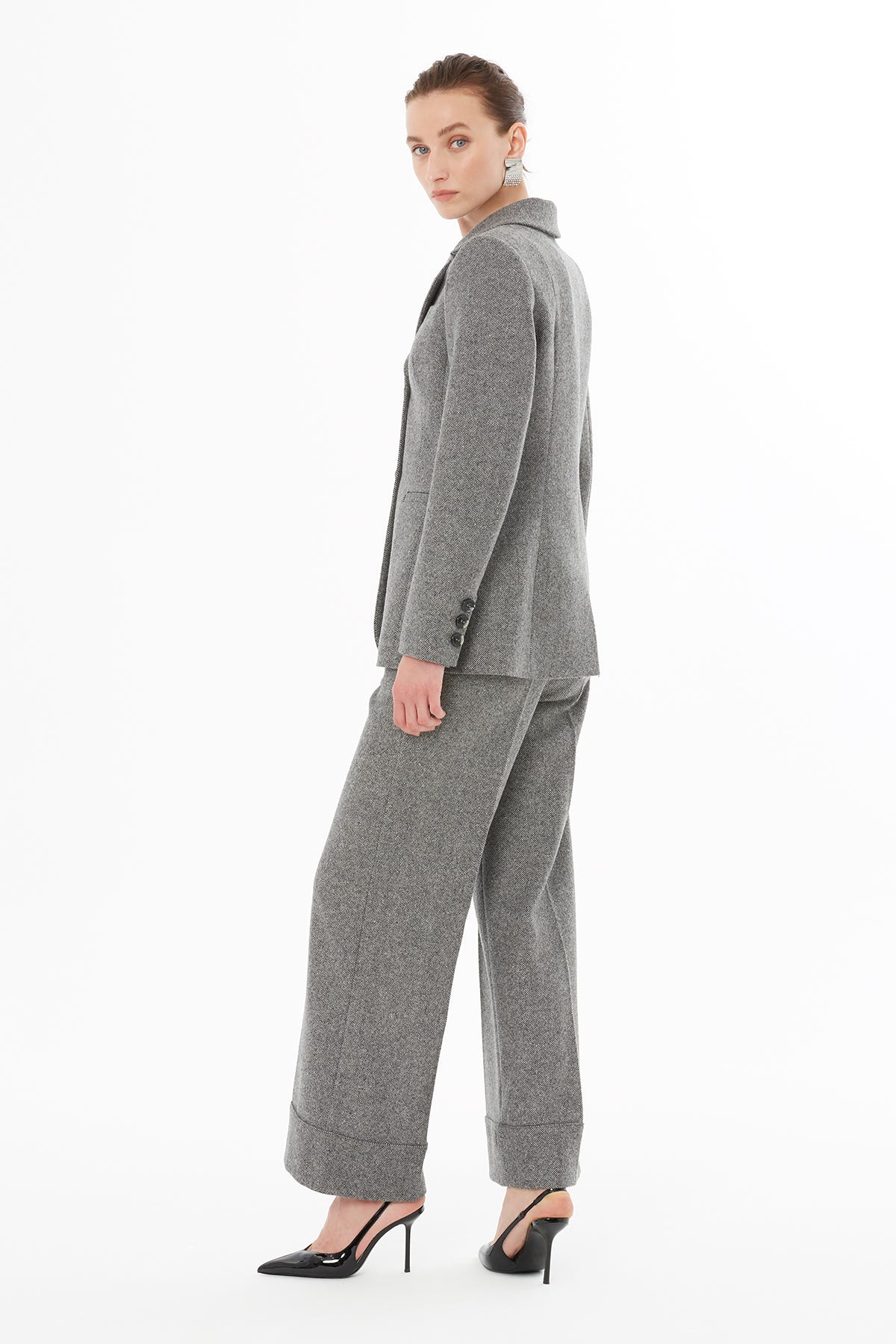 Fleto Cep Detaylı Vatkalı Ceket