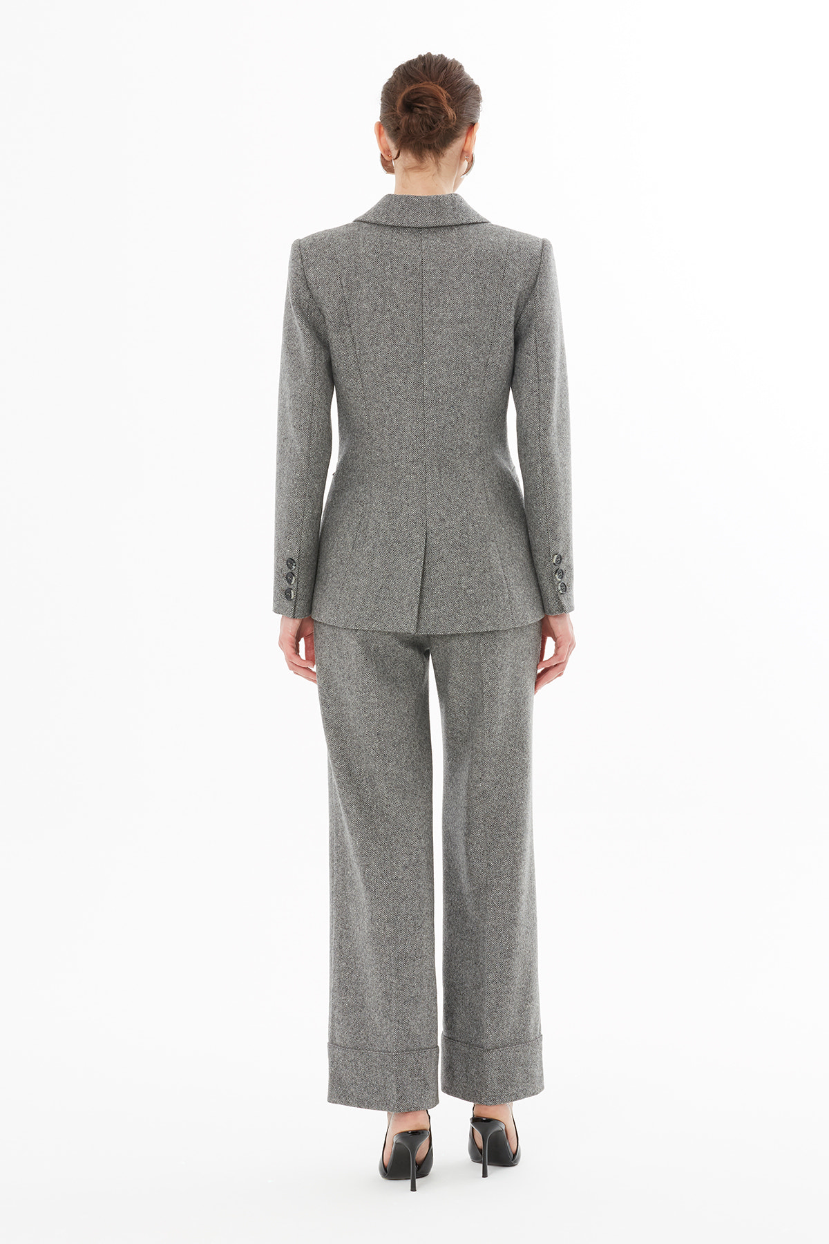 Fleto Cep Detaylı Vatkalı Ceket