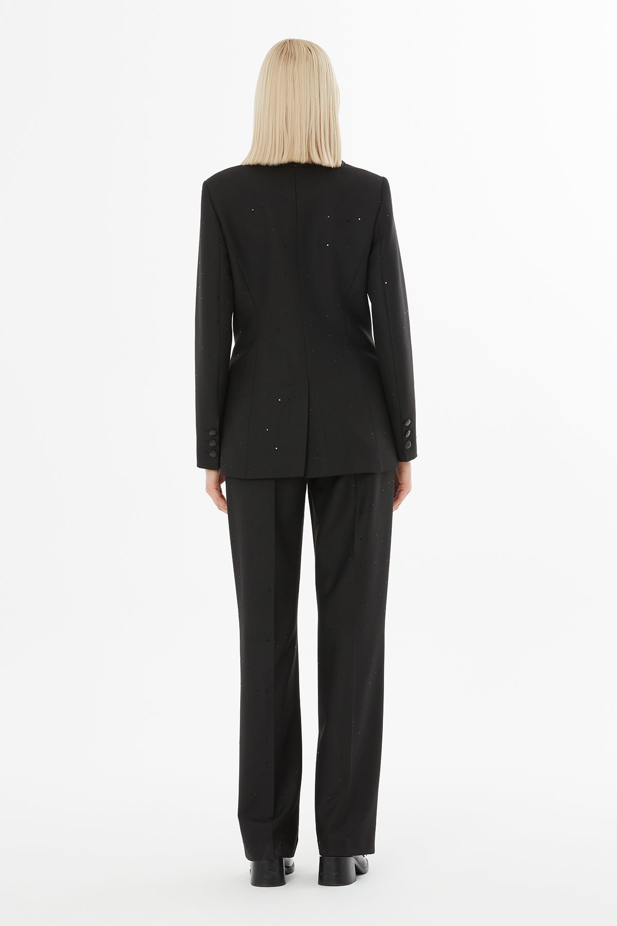 Çizgili Ceket Ve Pantolonlu Takım