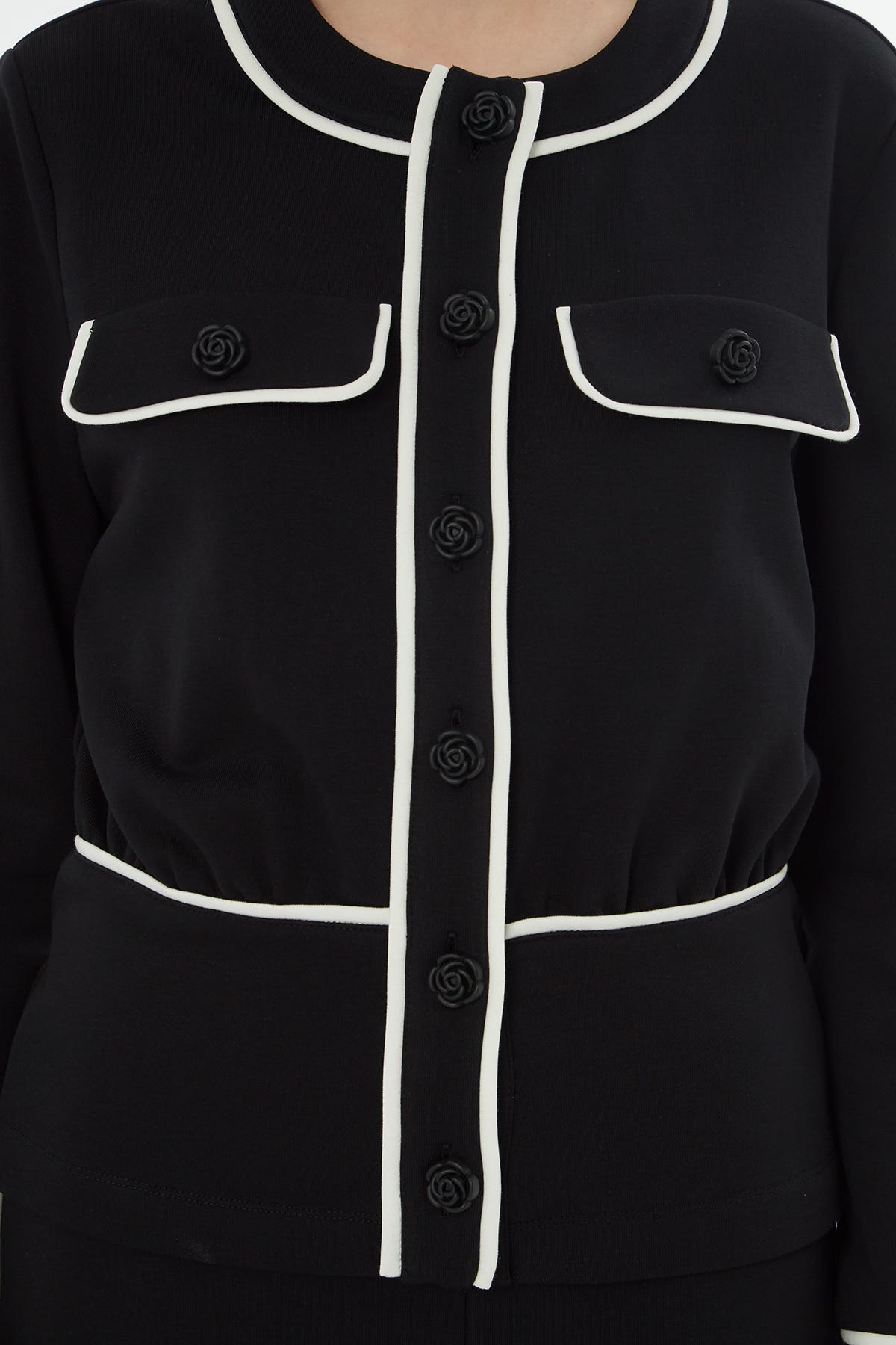 Düğme Kapamalı Hırka Ve Eşofman Takımı